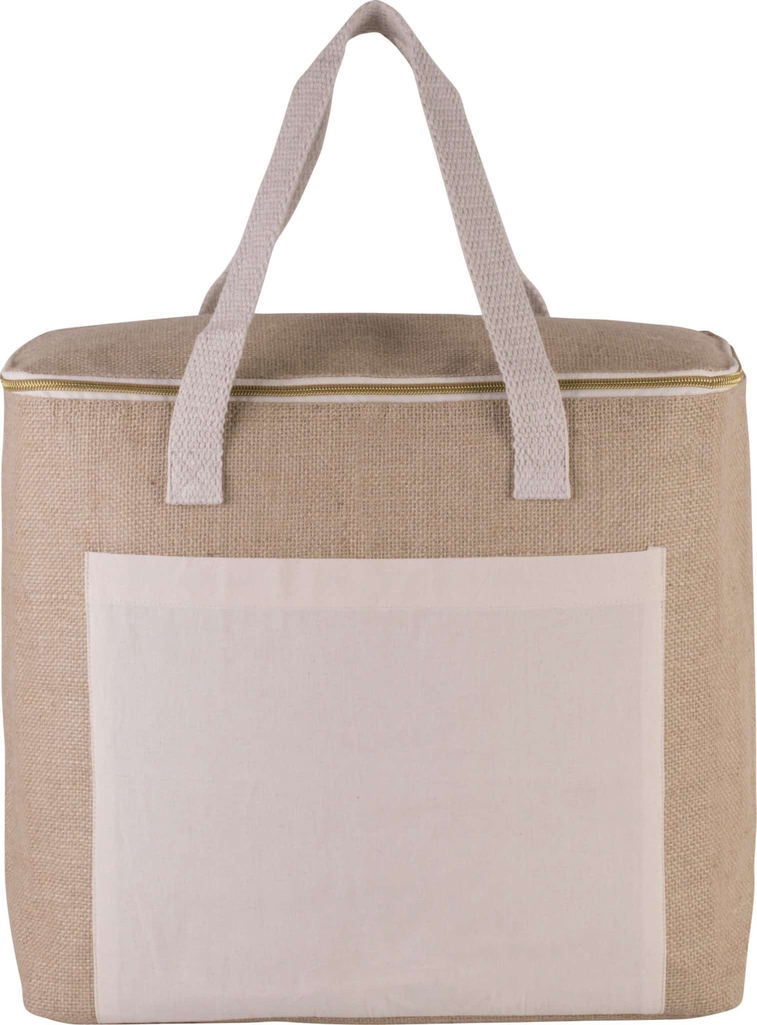 Miniature 1 pour Sac isotherme en jute - grand modèle