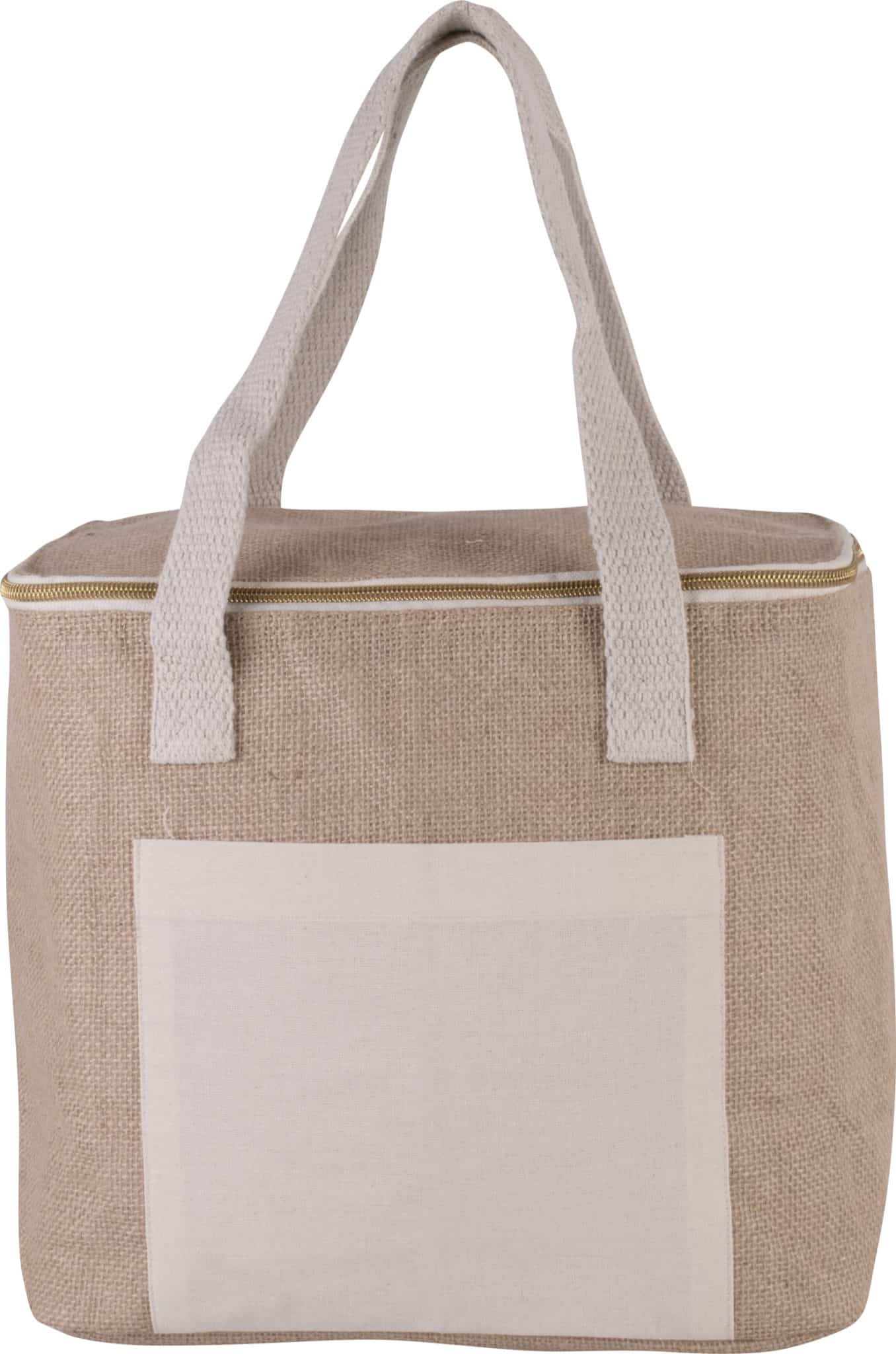 Miniature 1 pour Sac isotherme en jute - modèle moyen