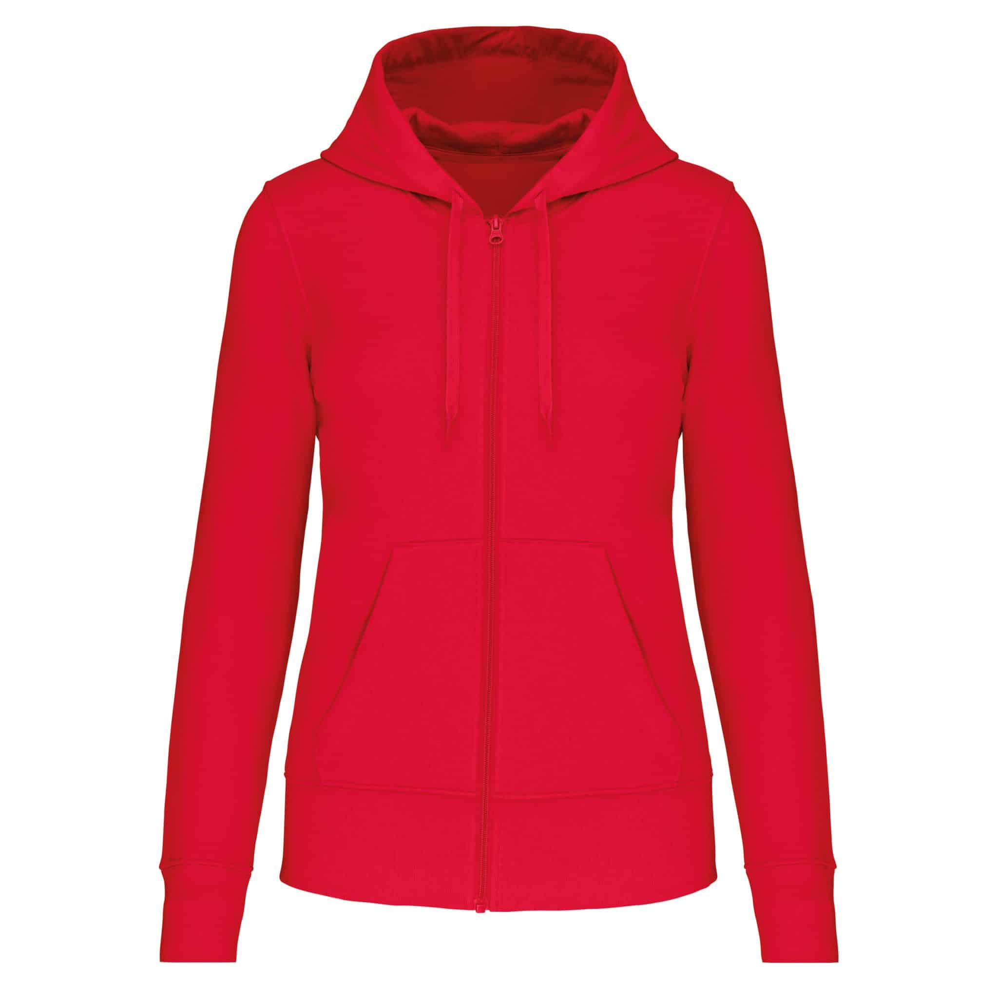 Miniature 16 pour Sweat-shirt écoresponsable zippé à capuche femme