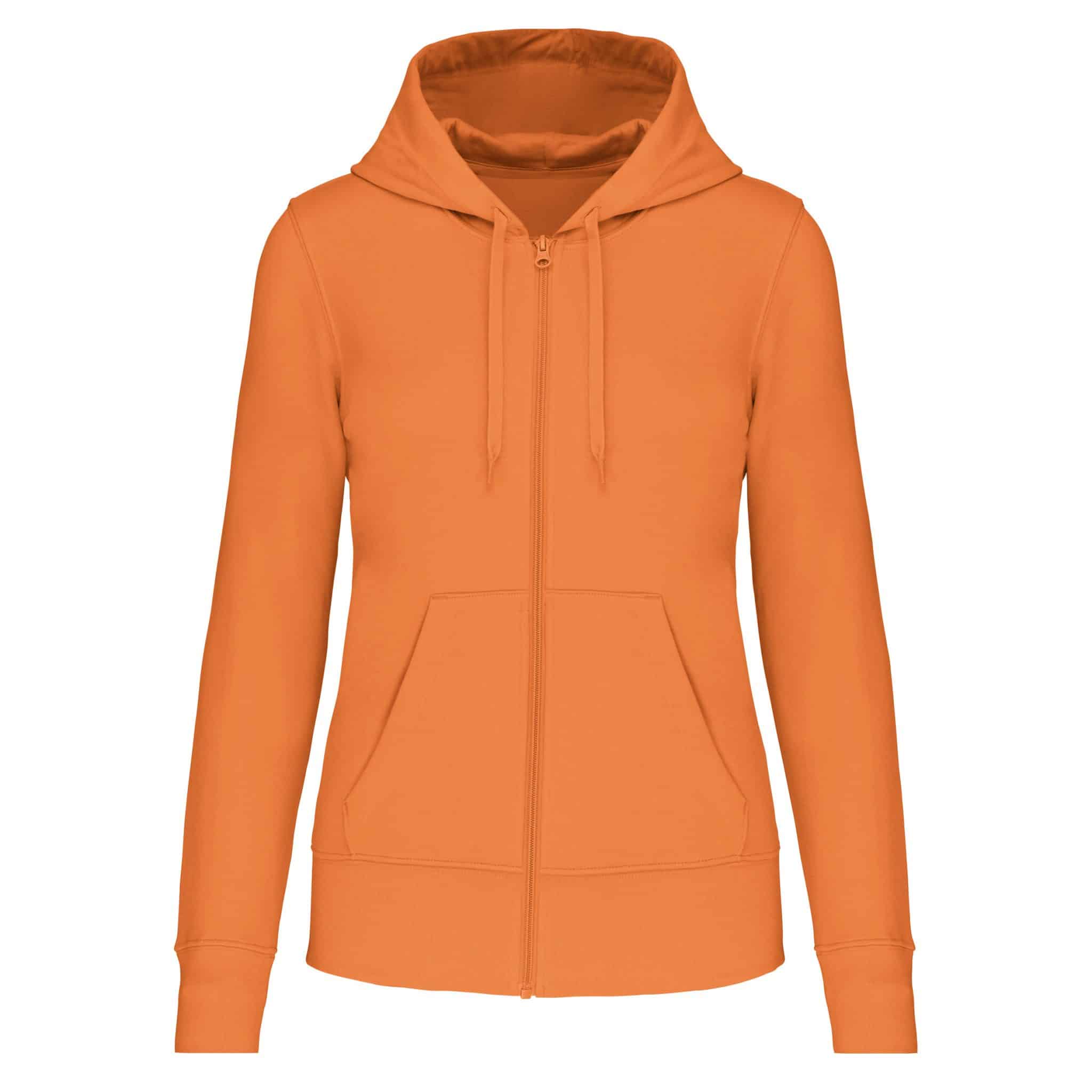 Miniature 12 pour Sweat-shirt écoresponsable zippé à capuche femme