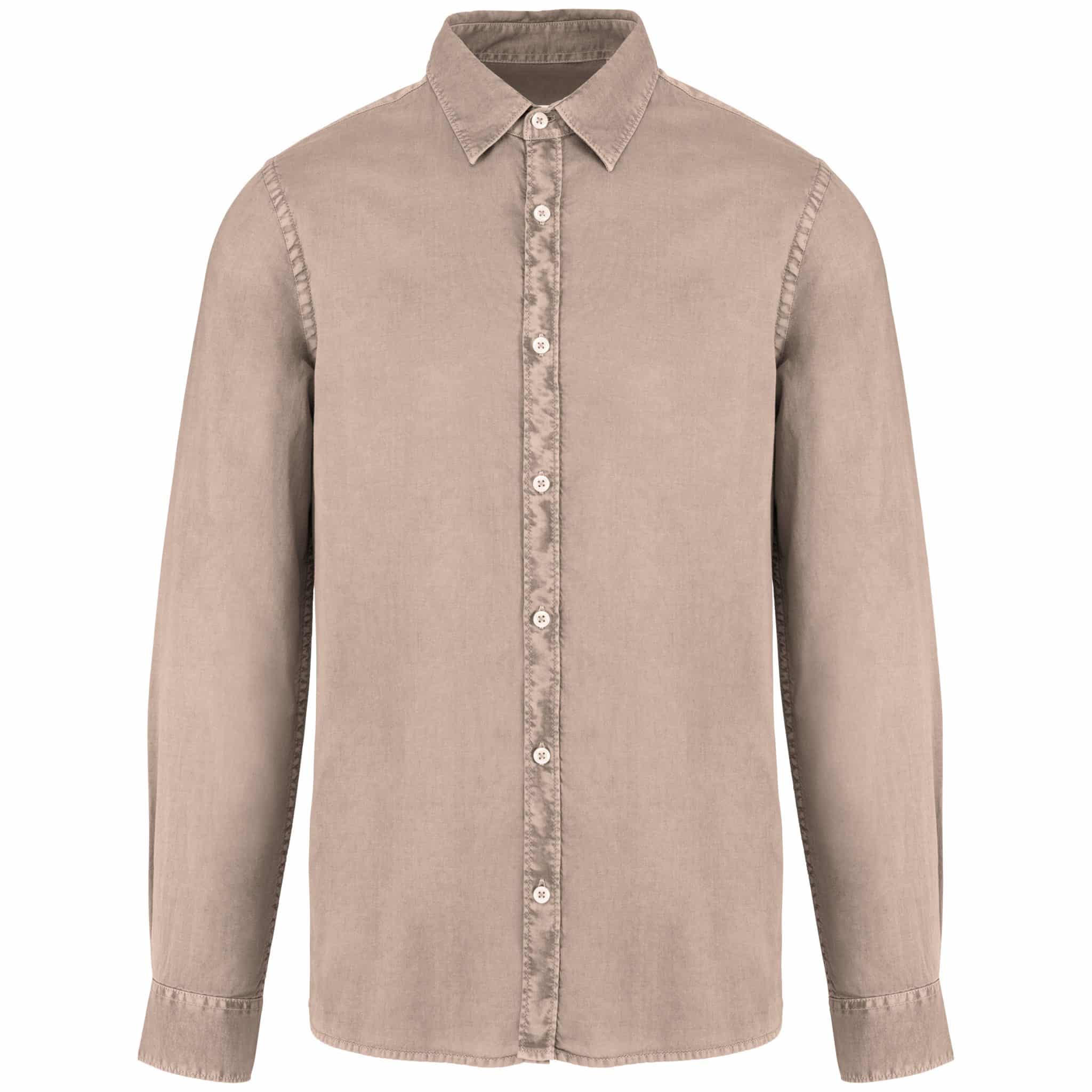 Miniature 10 pour Chemise écoresponsable délavée homme