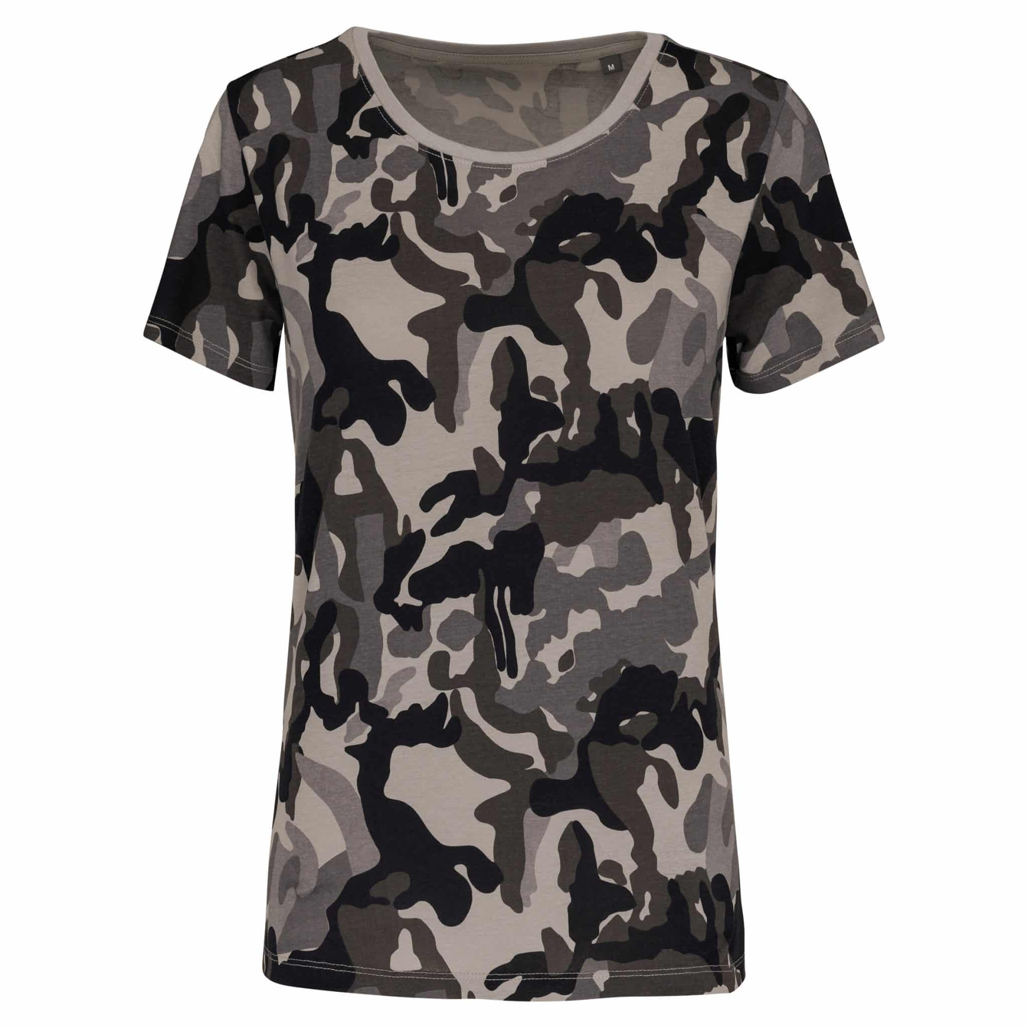 Miniature 8 pour T-shirt camo manches courtes femme