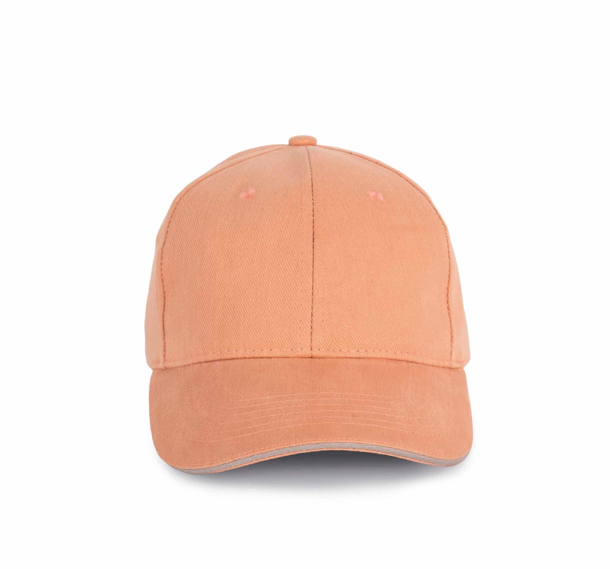 Miniature 6 pour Casquette en coton biologique à sandwich contrasté - 6 panneaux
