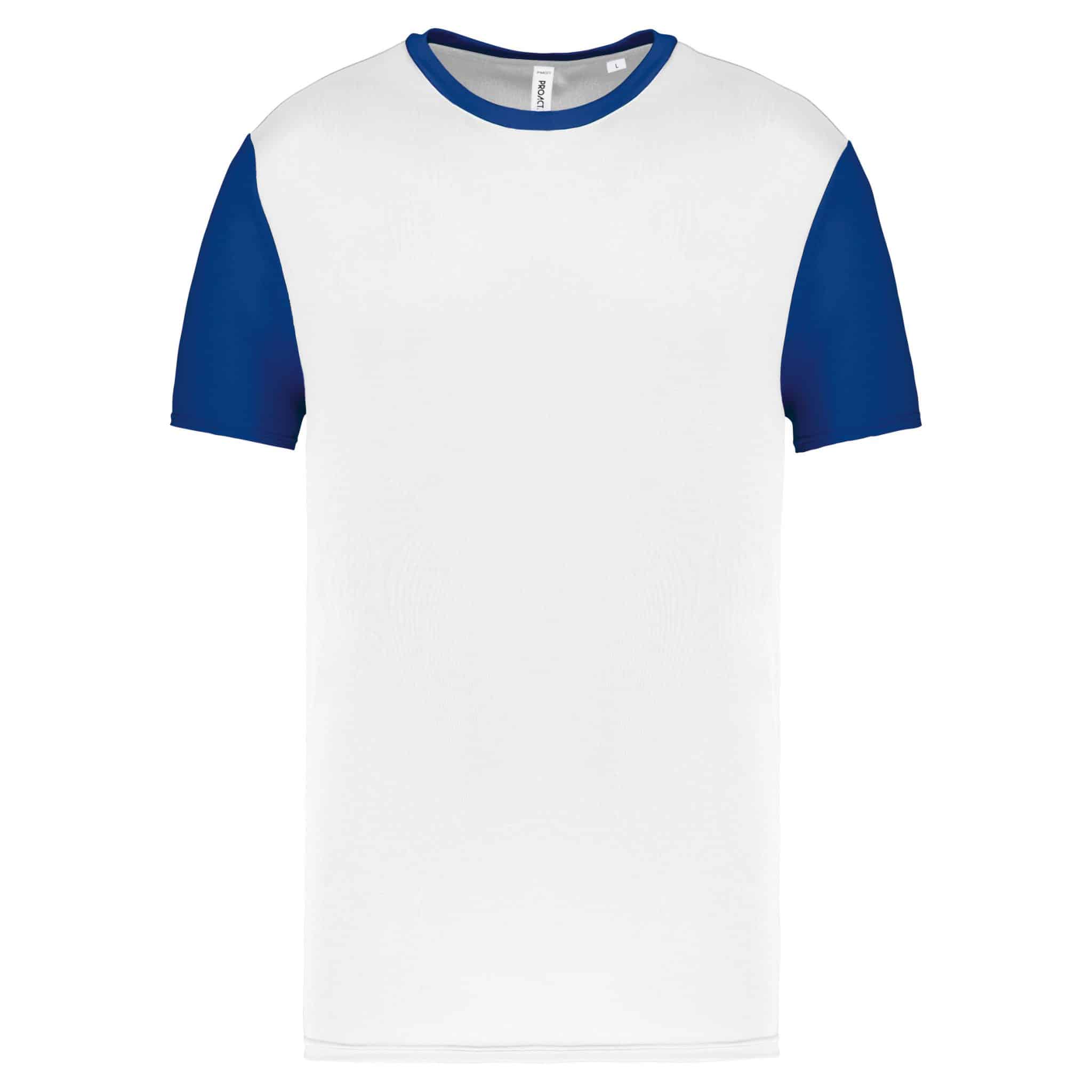 Miniature 26 pour Maillot manches courtes bicolore unisexe