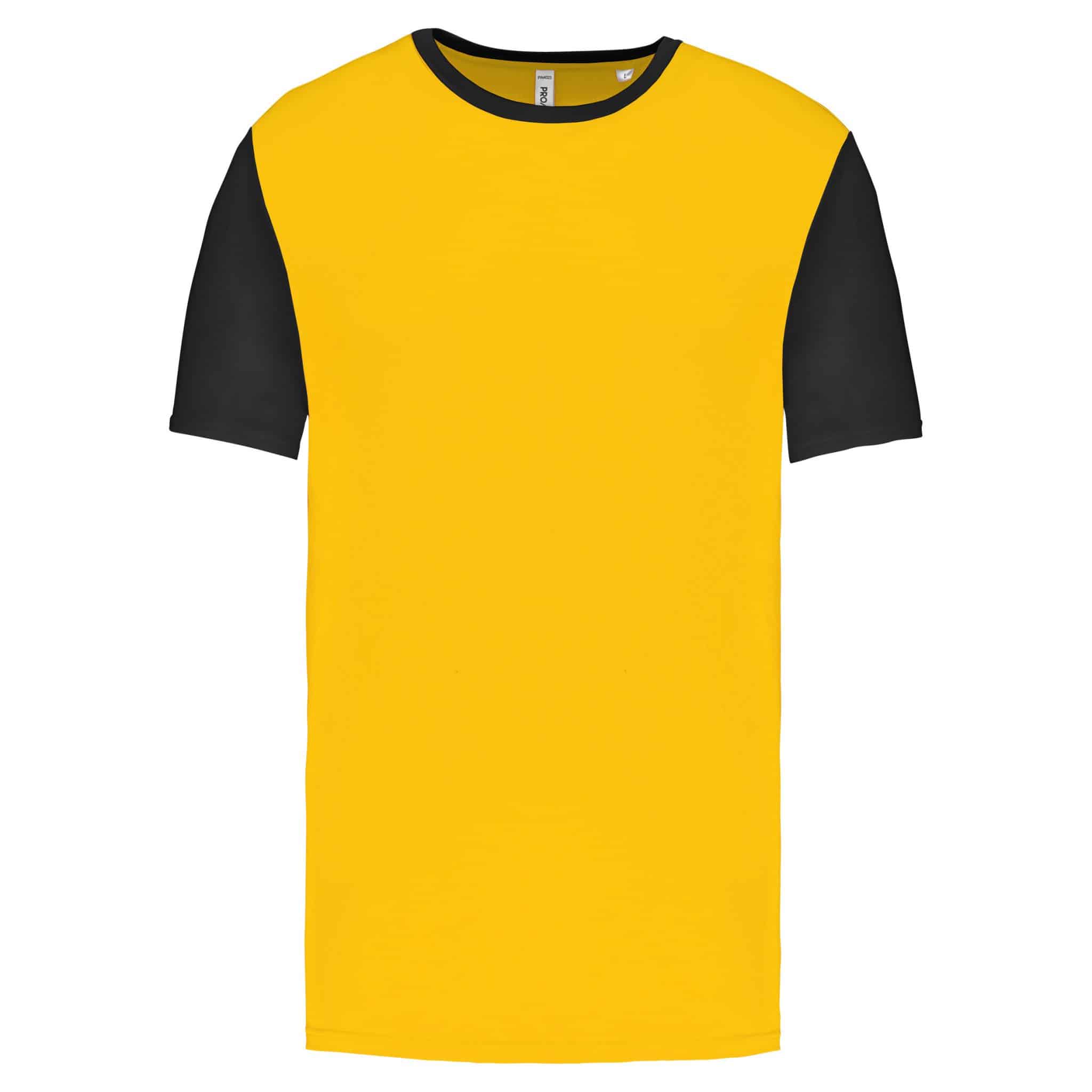 Miniature 24 pour Maillot manches courtes bicolore unisexe