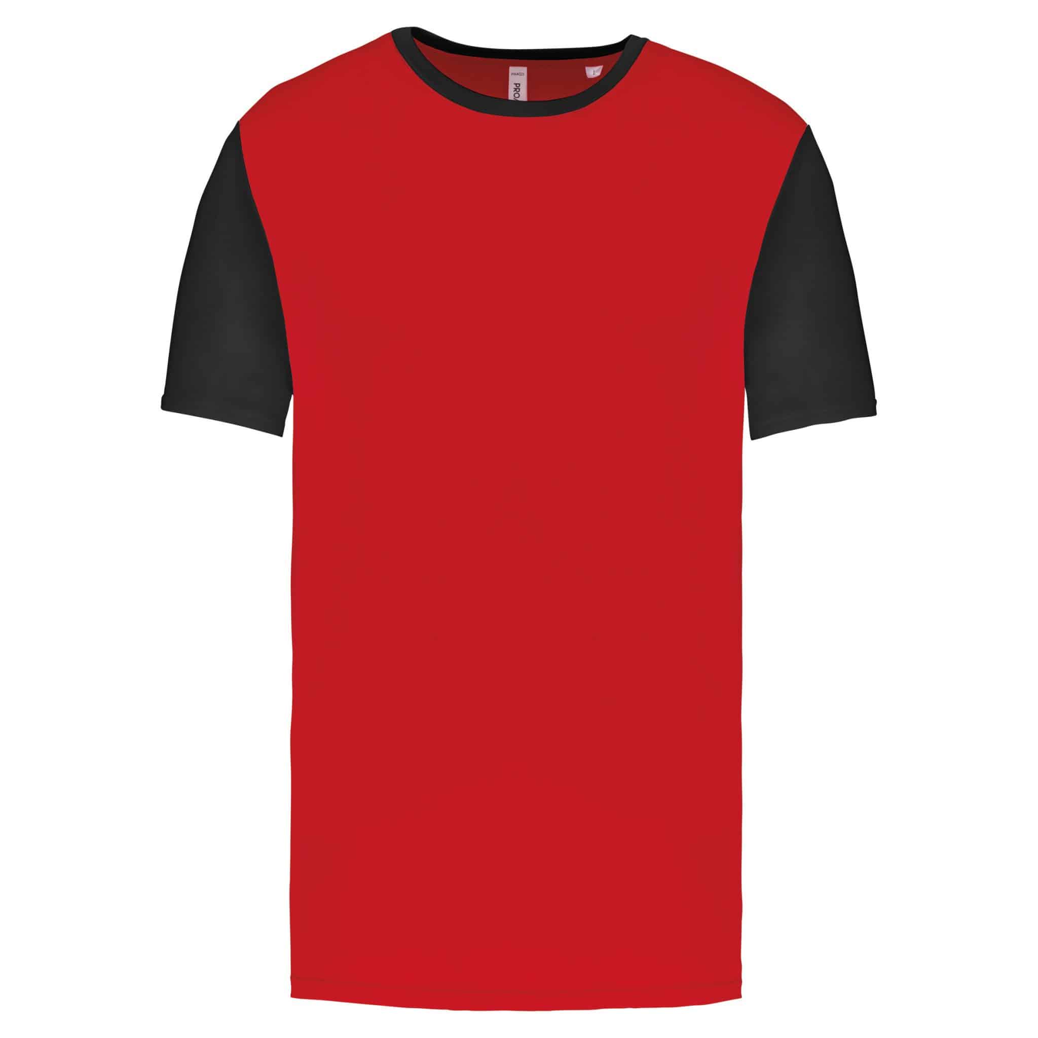 Miniature 21 pour Maillot manches courtes bicolore unisexe