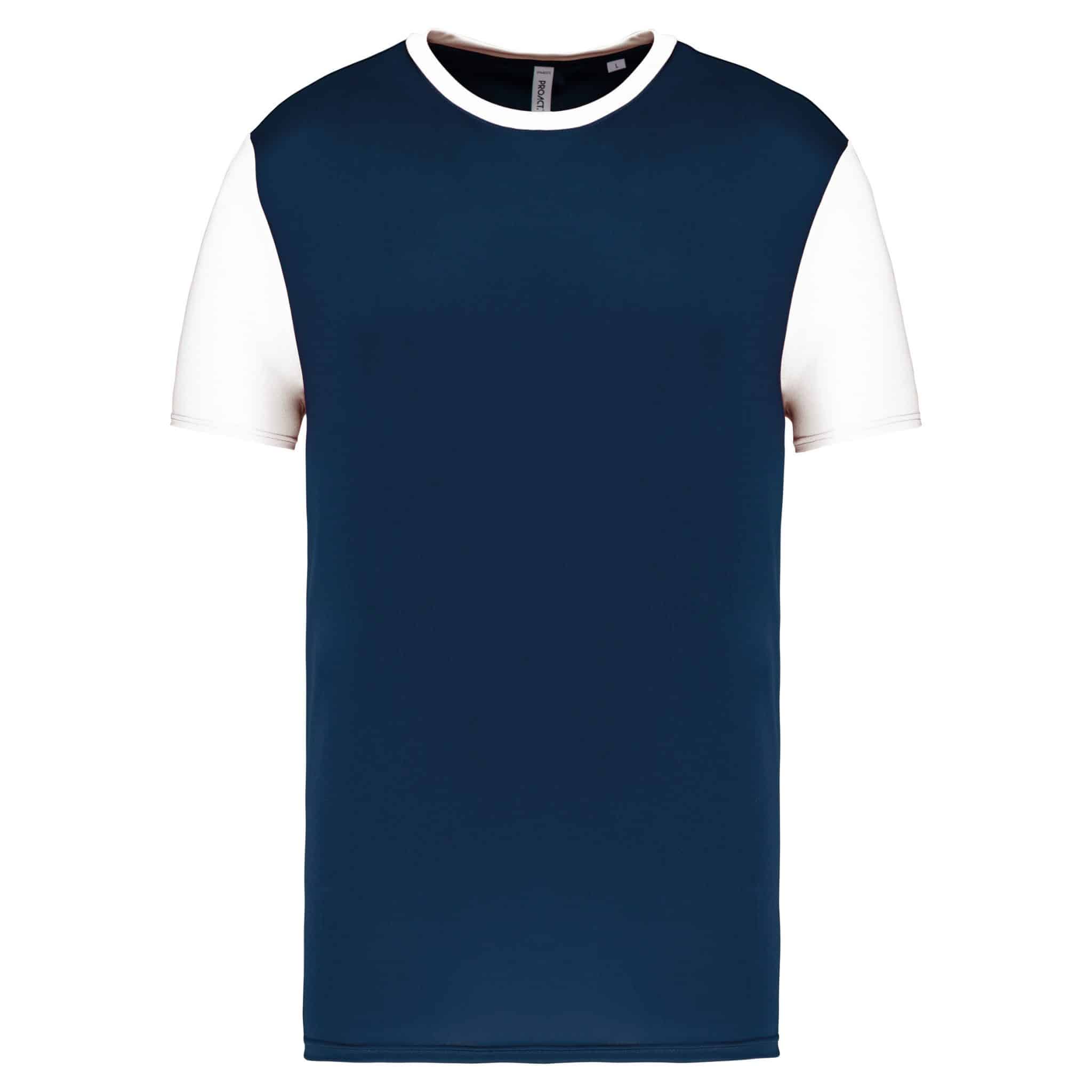 Miniature 18 pour Maillot manches courtes bicolore unisexe