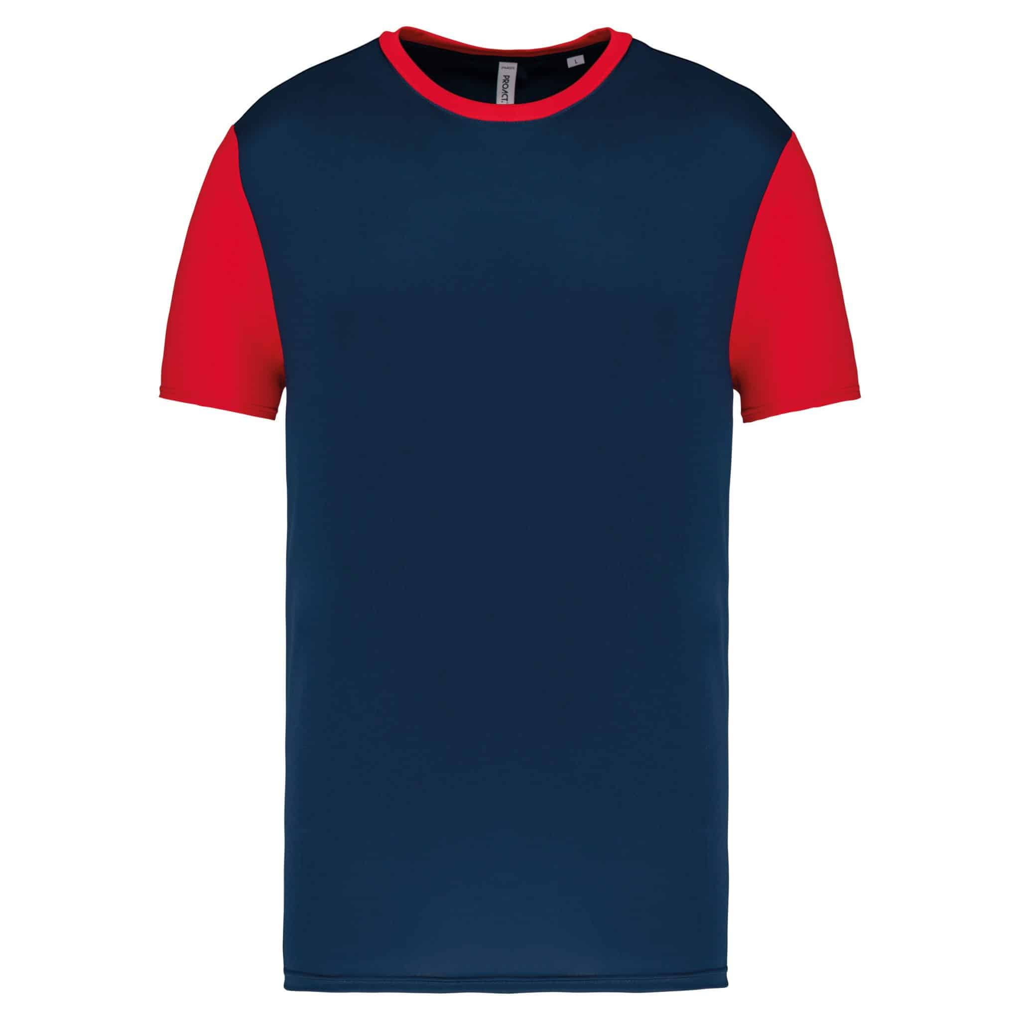 Miniature 17 pour Maillot manches courtes bicolore unisexe