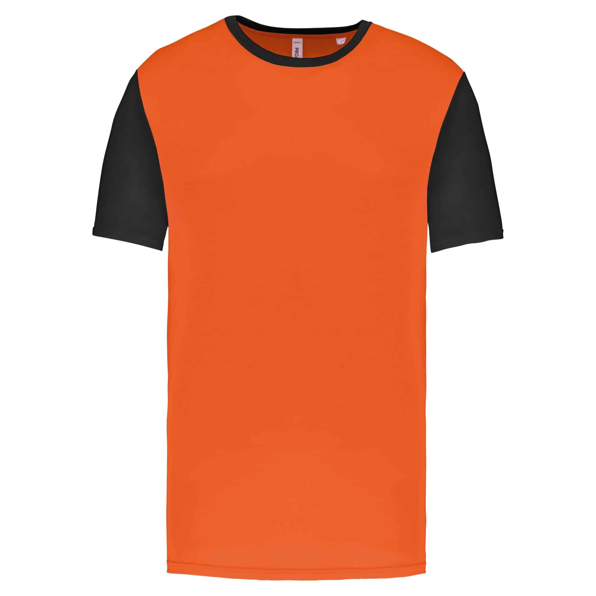 Miniature 14 pour Maillot manches courtes bicolore unisexe