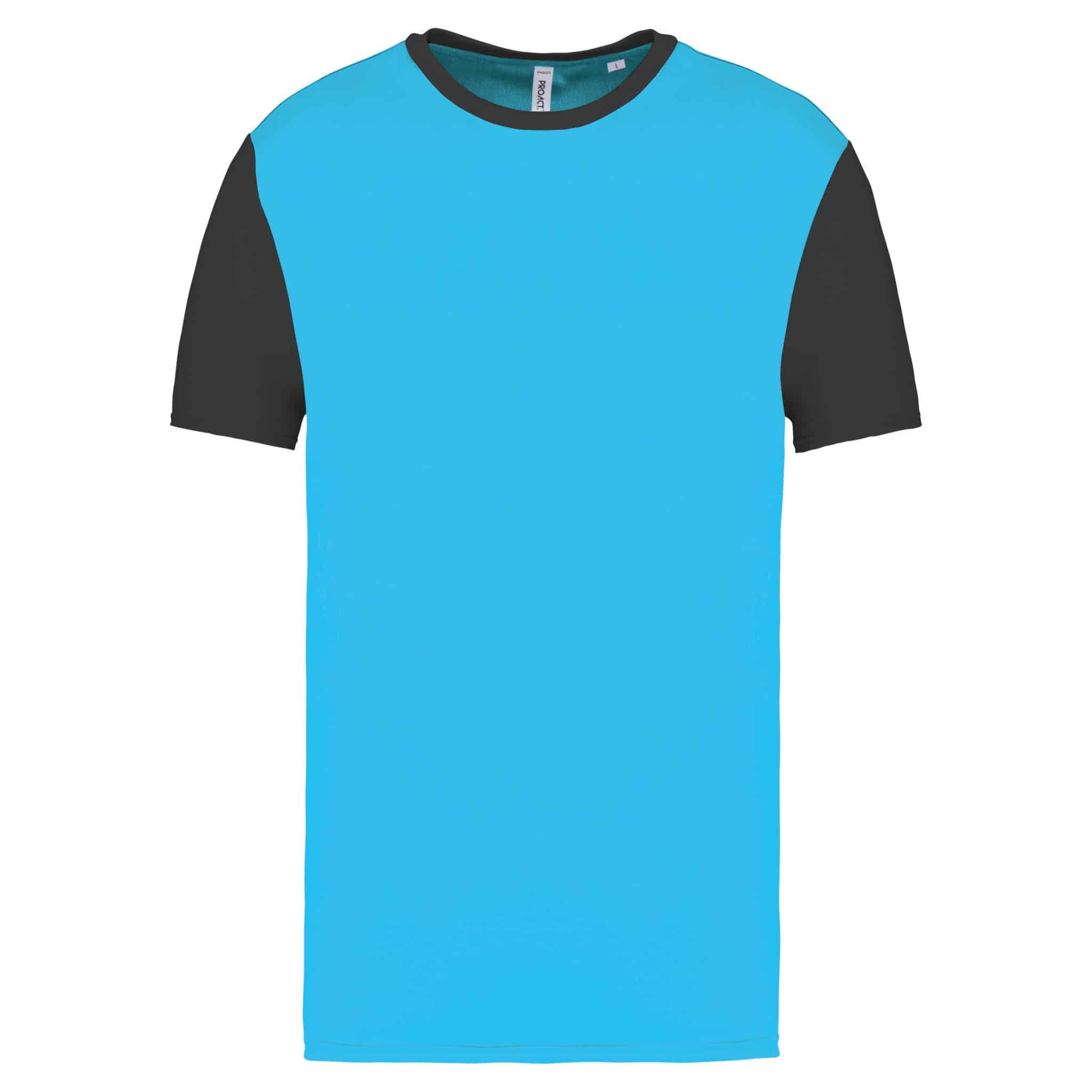 Miniature 13 pour Maillot manches courtes bicolore unisexe