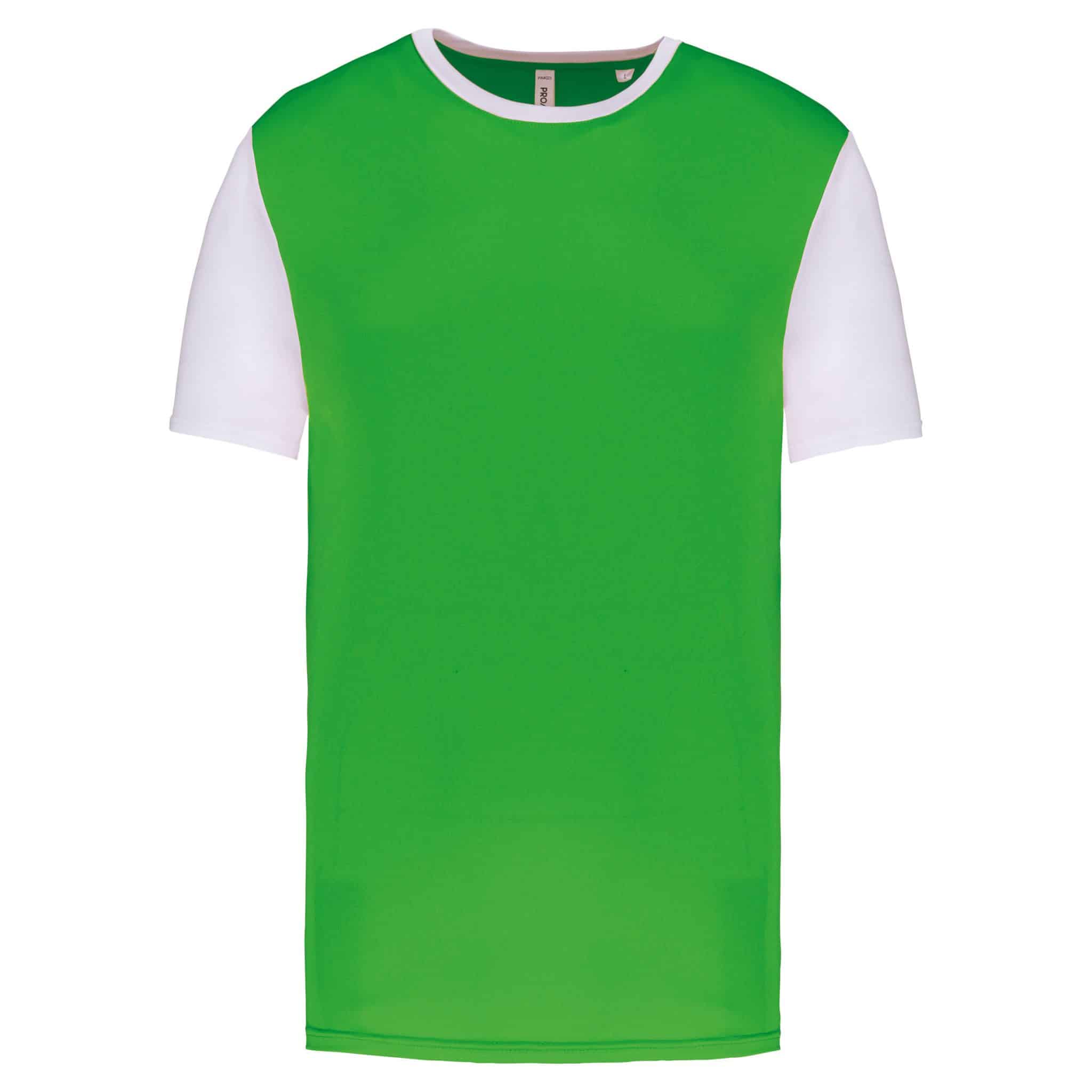 Miniature 11 pour Maillot manches courtes bicolore unisexe