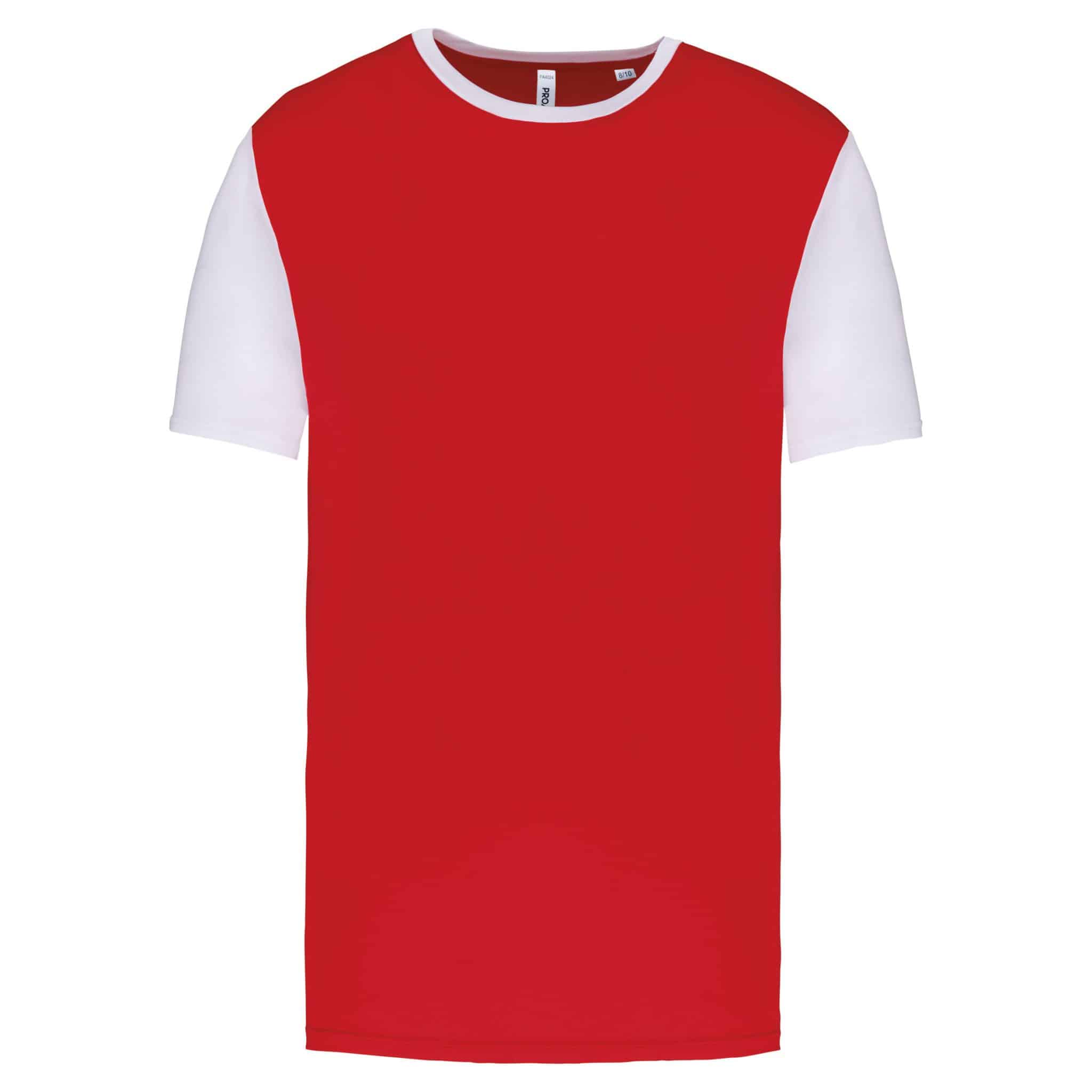 Miniature 11 pour Maillot manches courtes bicolore enfant