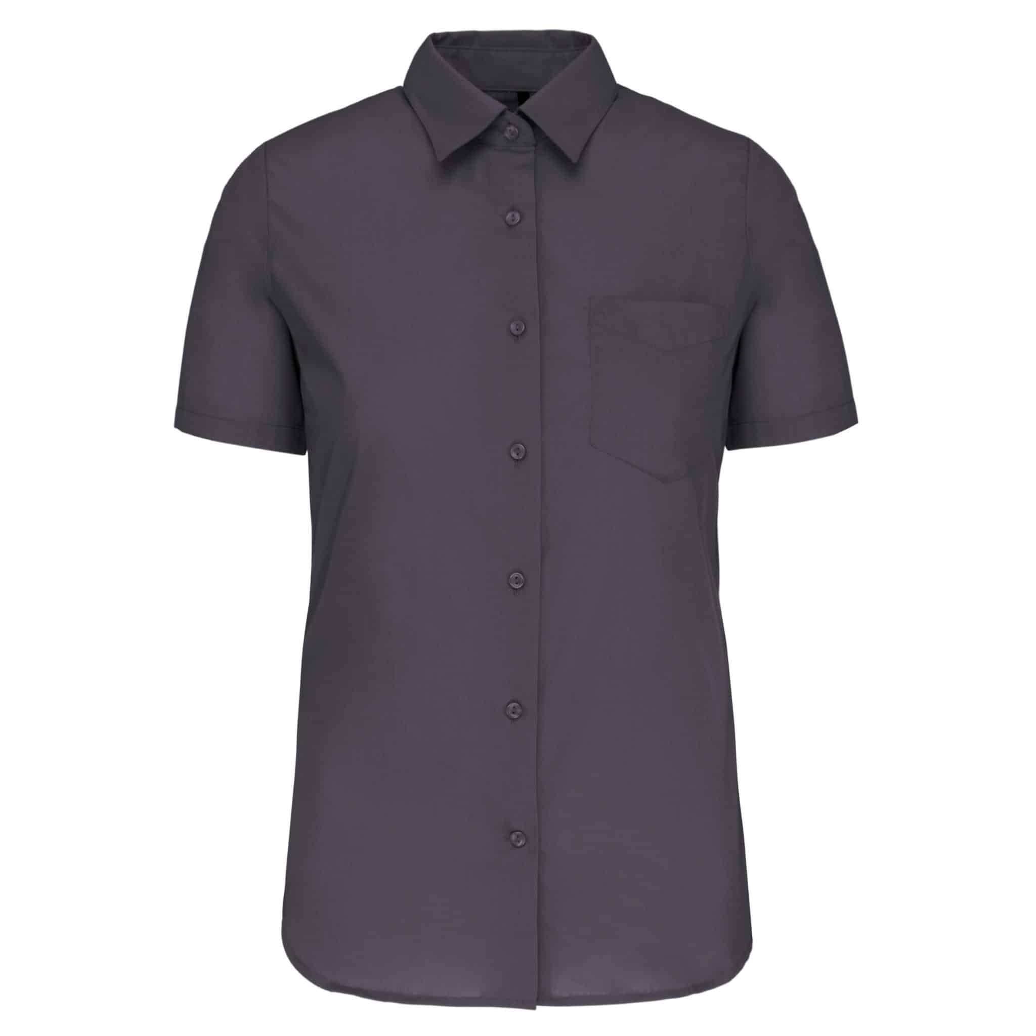 Miniature 39 pour Chemise popeline polycoton manches courtes entretien facile femme