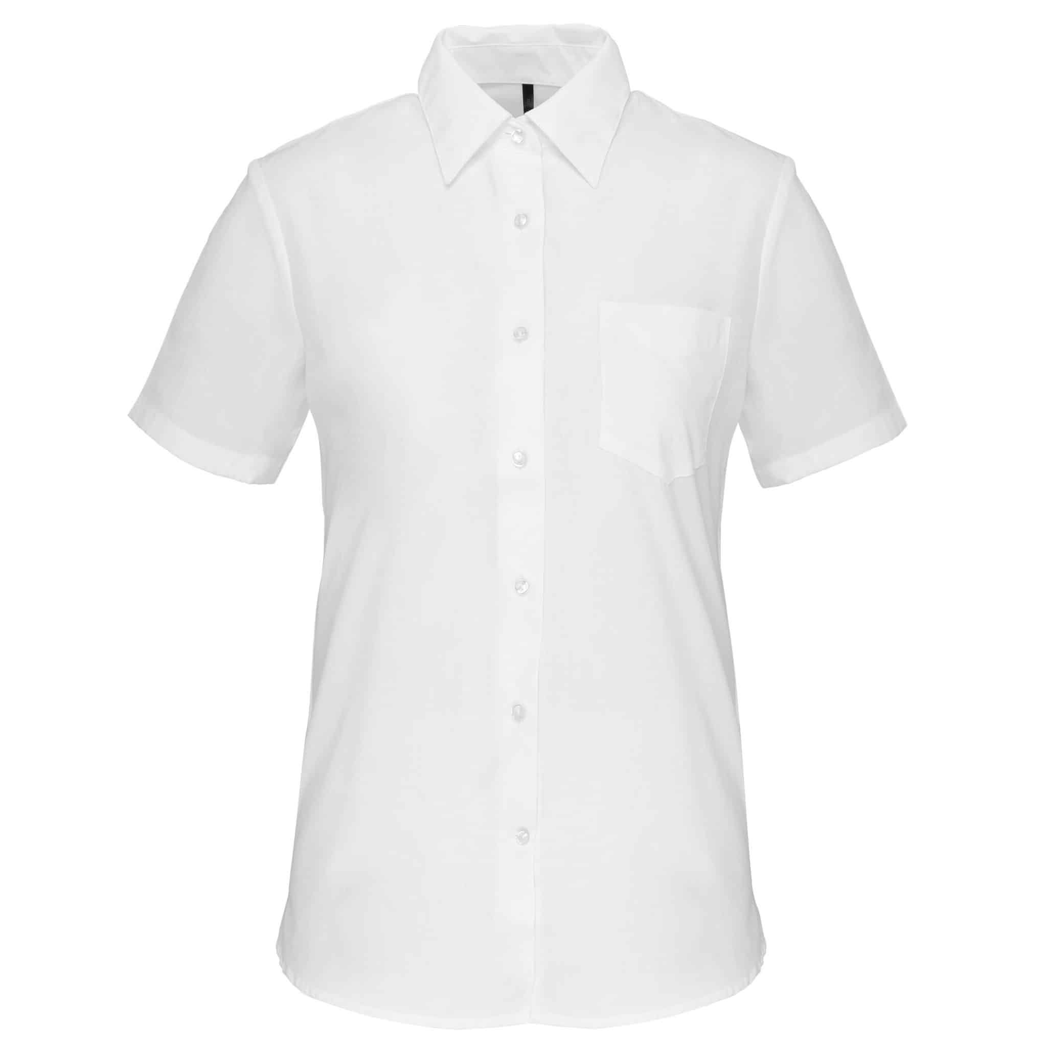 Miniature 36 pour Chemise popeline polycoton manches courtes entretien facile femme
