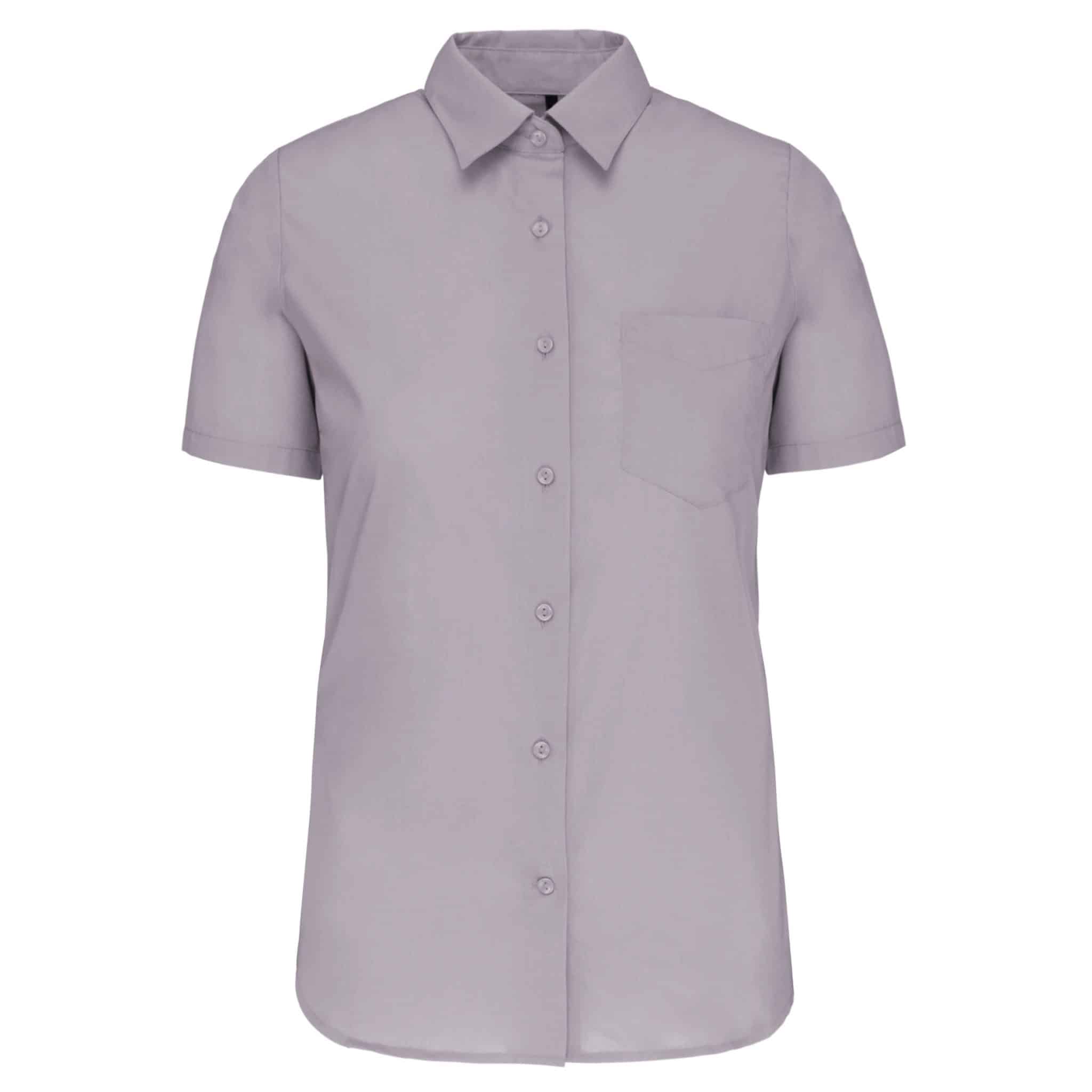 Miniature 33 pour Chemise popeline polycoton manches courtes entretien facile femme