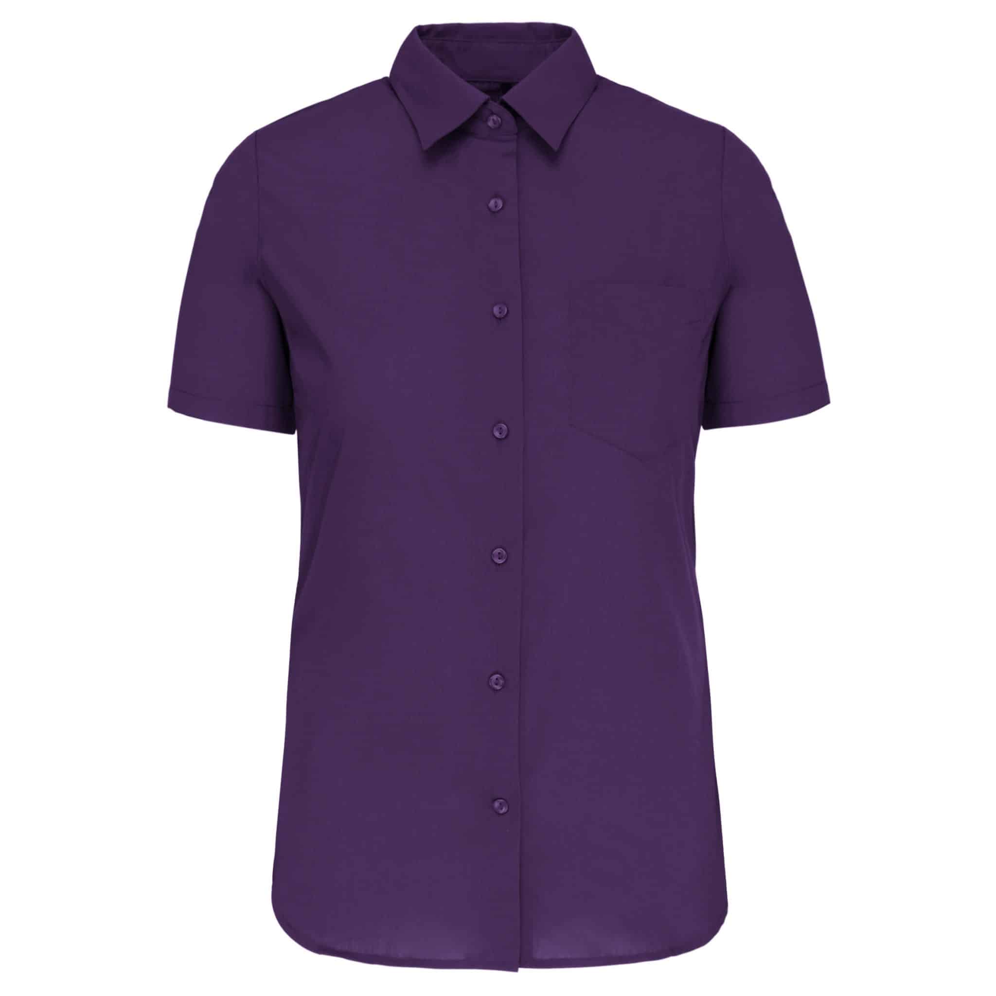 Miniature 31 pour Chemise popeline polycoton manches courtes entretien facile femme
