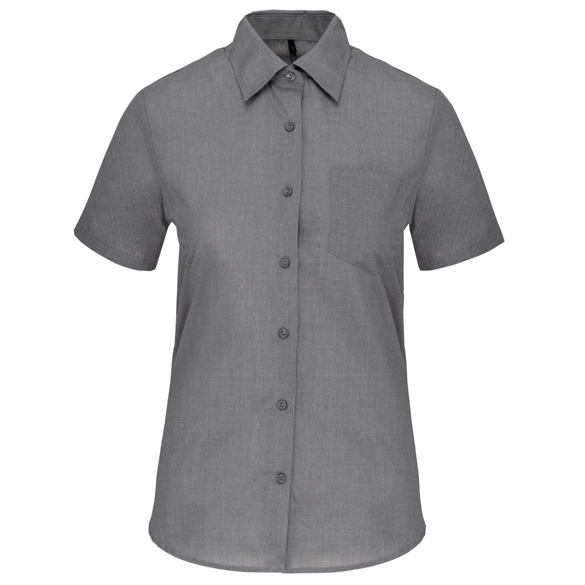 Miniature 26 pour Chemise popeline polycoton manches courtes entretien facile femme