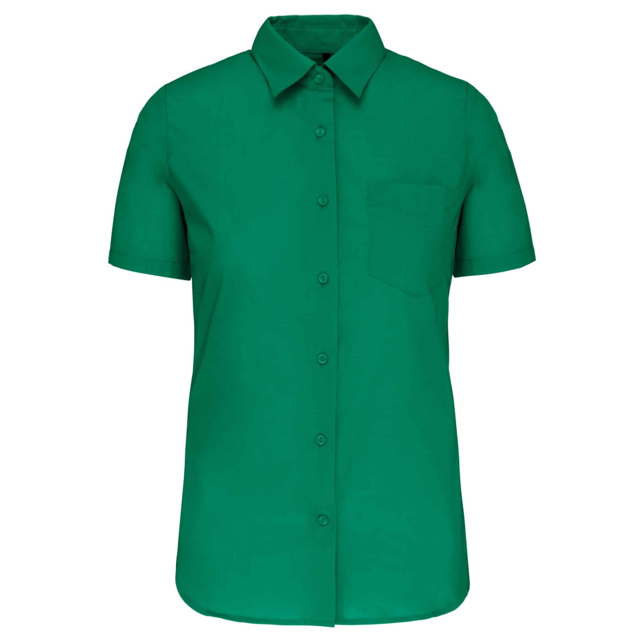 Miniature 23 pour Chemise popeline polycoton manches courtes entretien facile femme