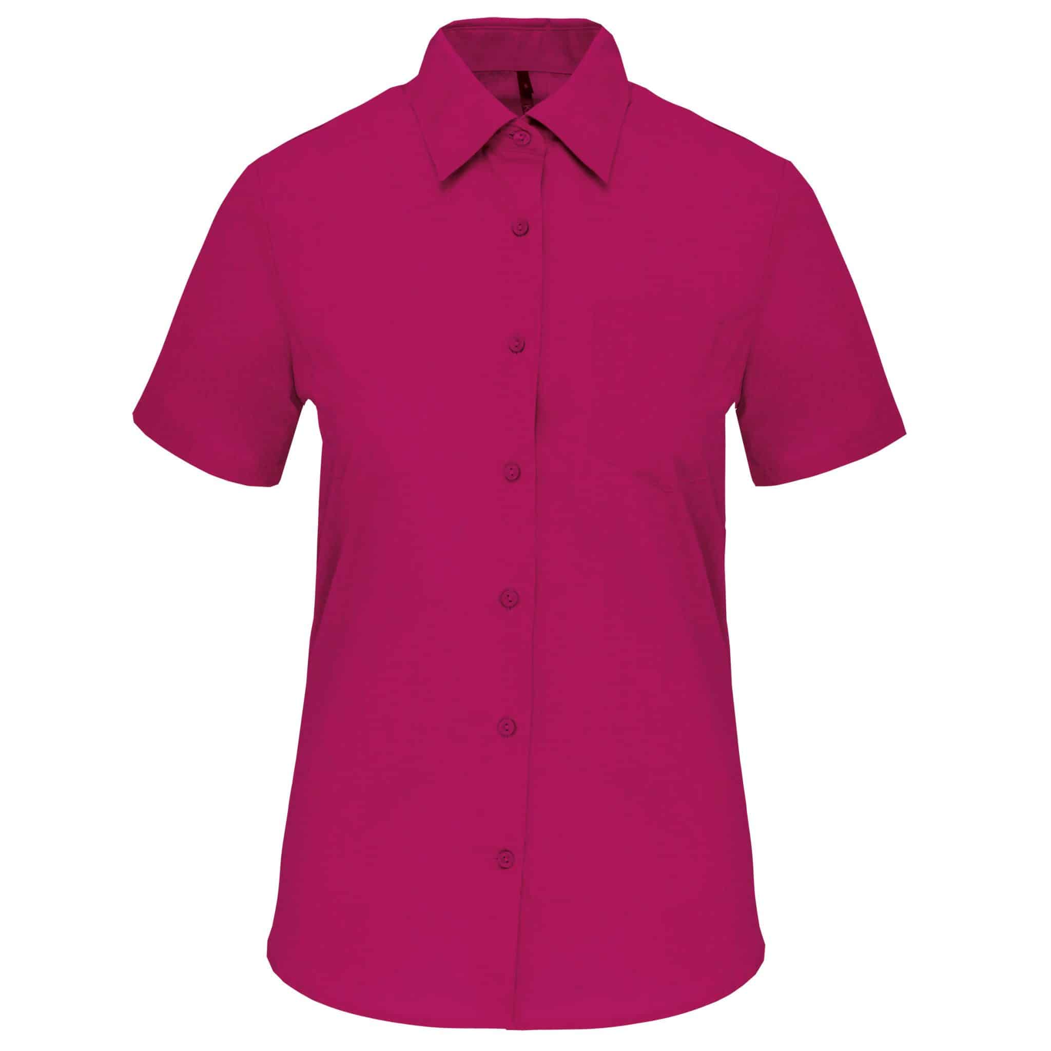 Miniature 21 pour Chemise popeline polycoton manches courtes entretien facile femme