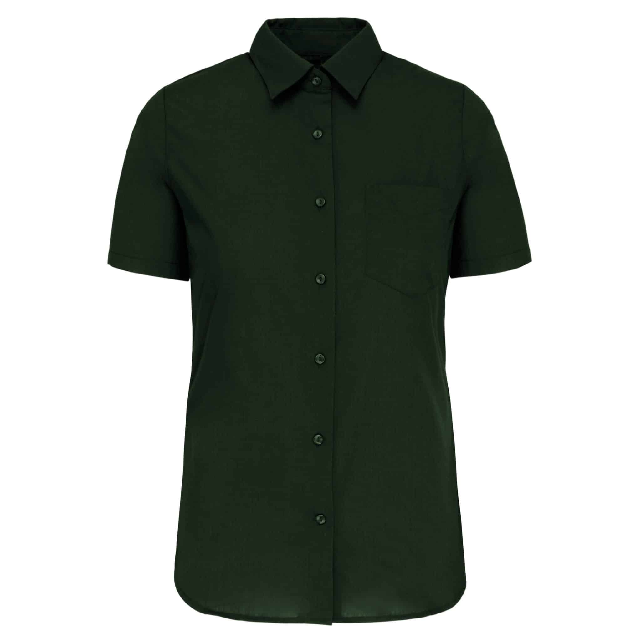 Miniature 20 pour Chemise popeline polycoton manches courtes entretien facile femme