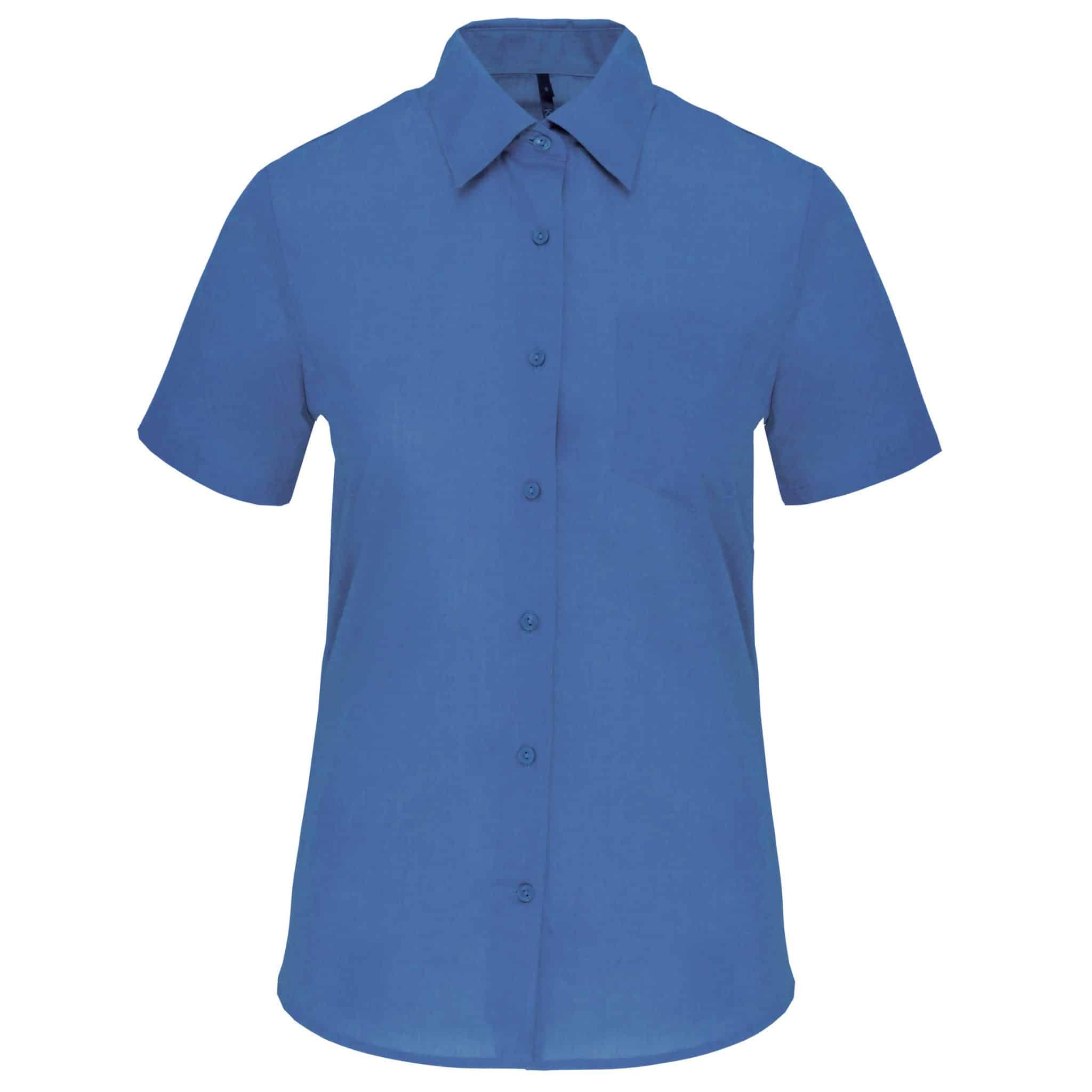 Miniature 18 pour Chemise popeline polycoton manches courtes entretien facile femme