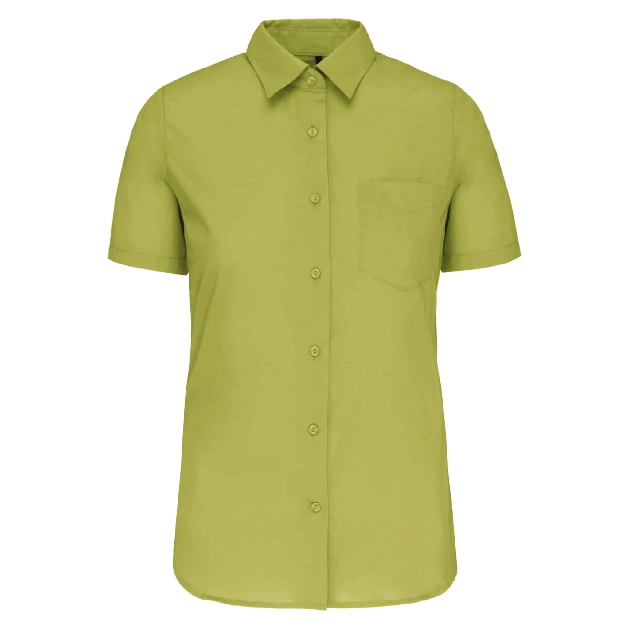 Miniature 16 pour Chemise popeline polycoton manches courtes entretien facile femme