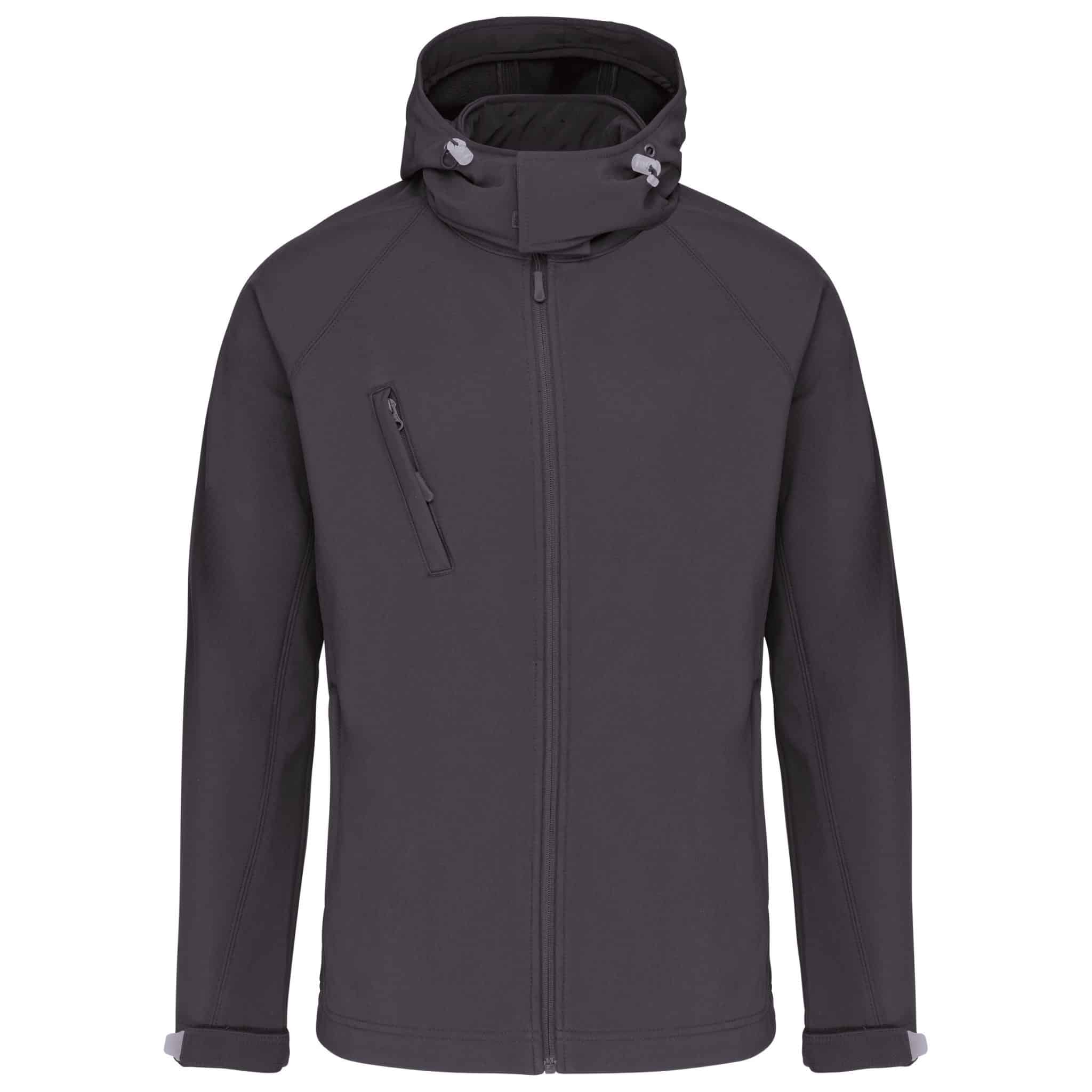 Miniature 20 pour Veste softshell à capuche amovible homme