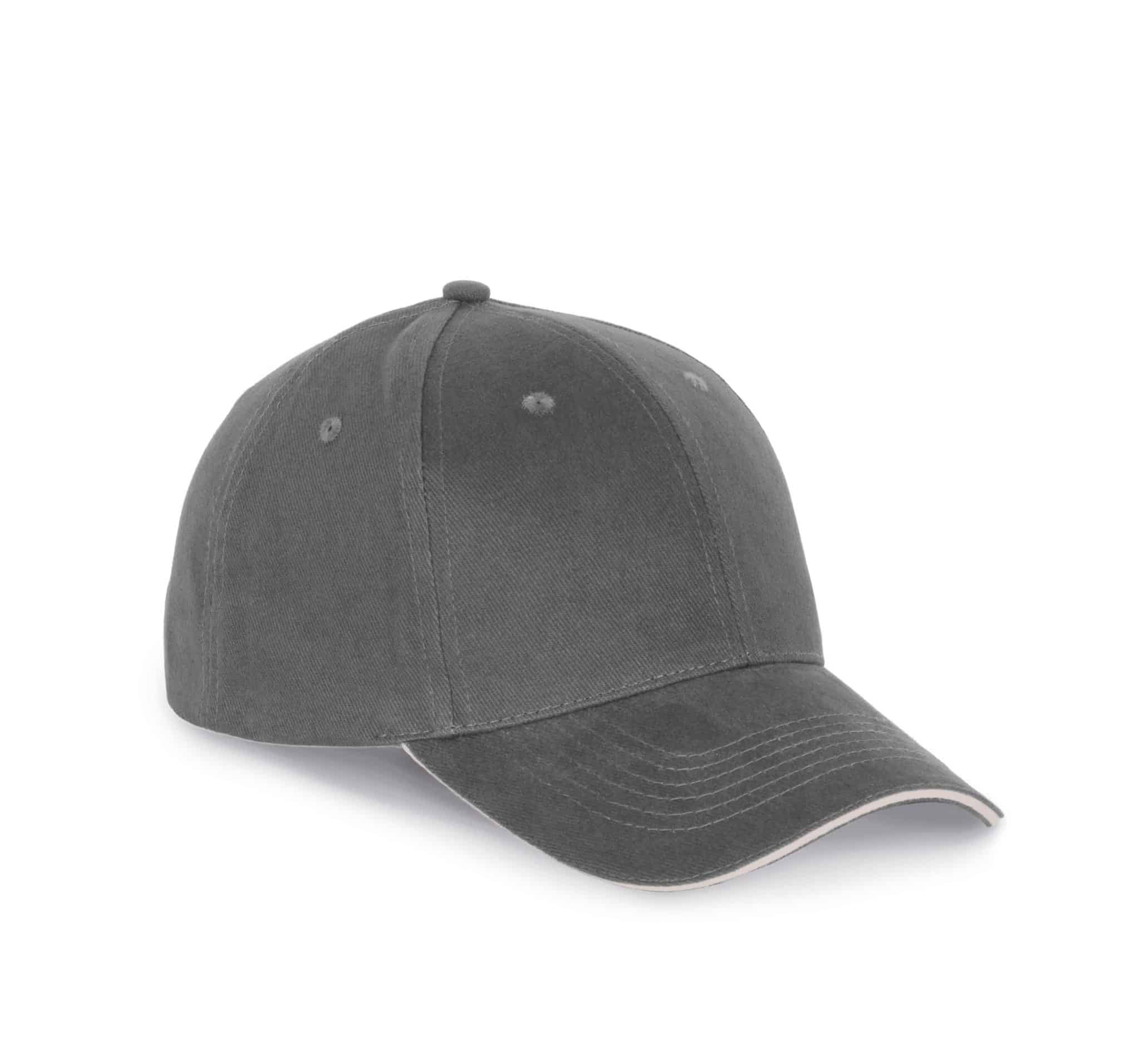 Miniature 13 pour Casquette sandwich contrasté - 6 panneaux