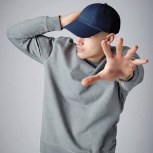 Visuel Casquette profil bas en coton drill - 6 panneaux