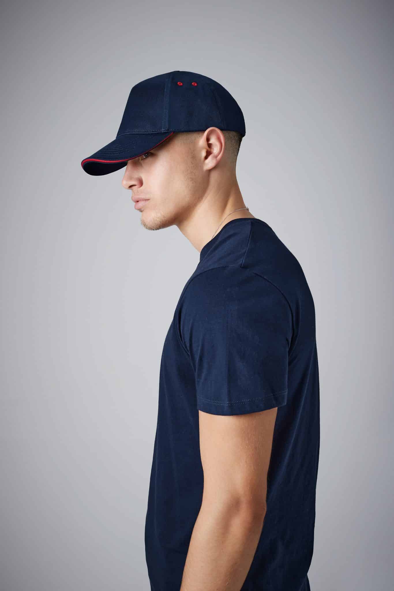 Miniature 1 pour Casquette homme Ultimate à 5 panneaux sandwich contrasté