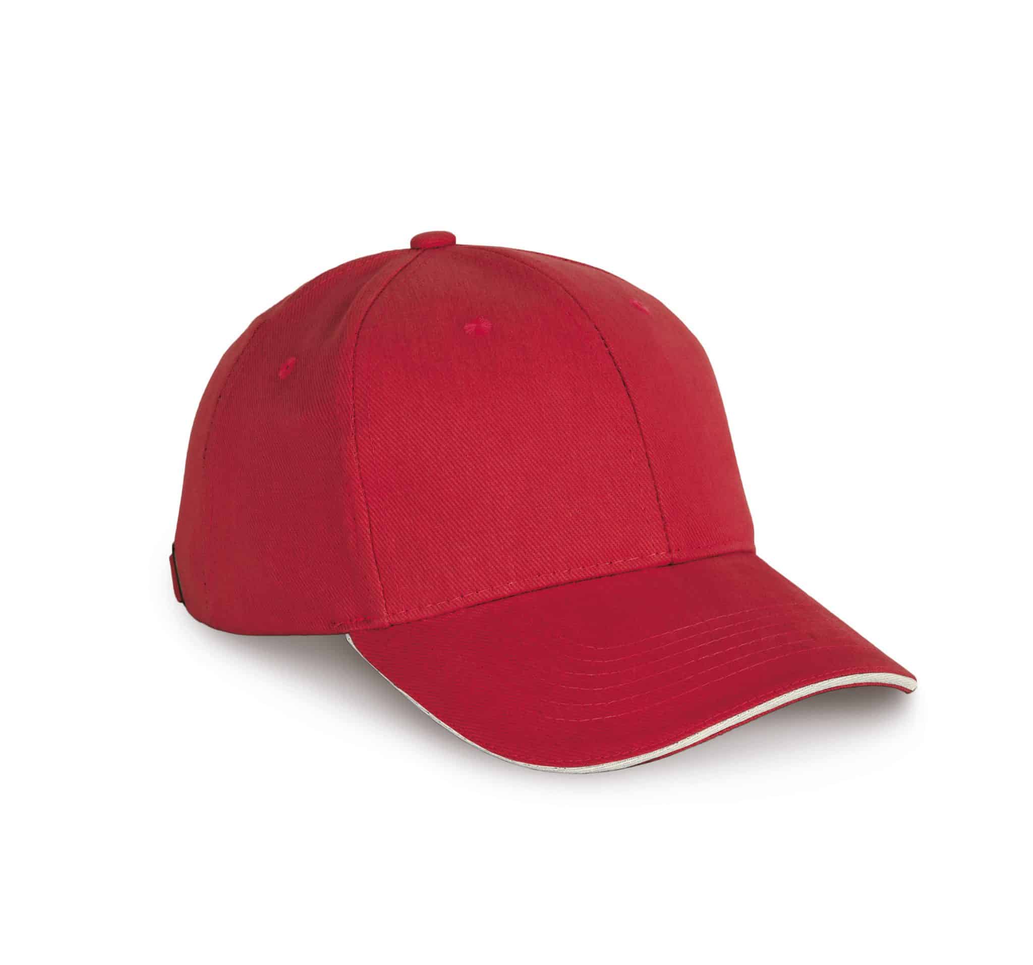 Miniature 12 pour Casquette en coton biologique à sandwich contrasté - 6 panneaux