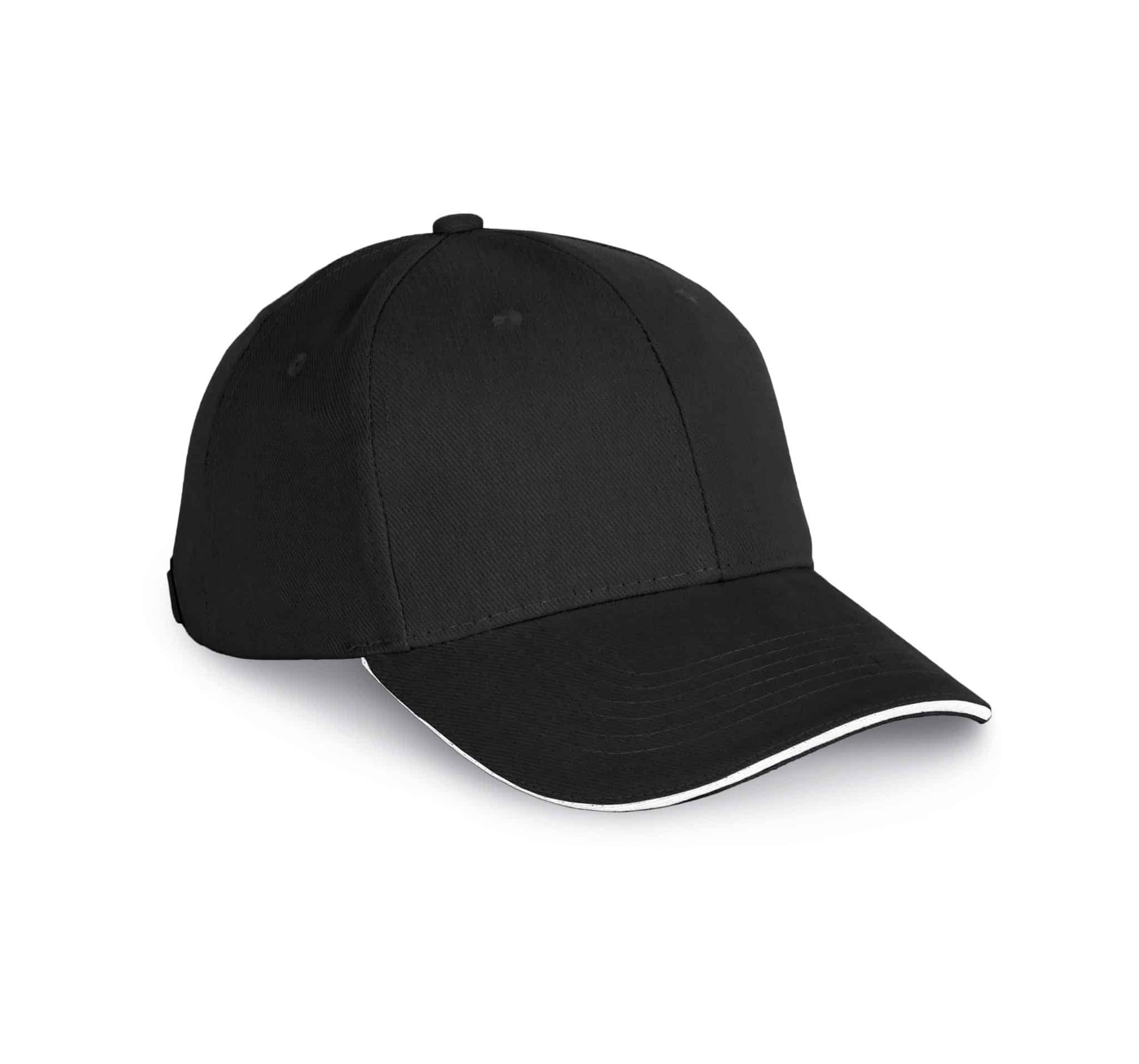 Miniature 10 pour Casquette en coton biologique à sandwich contrasté - 6 panneaux