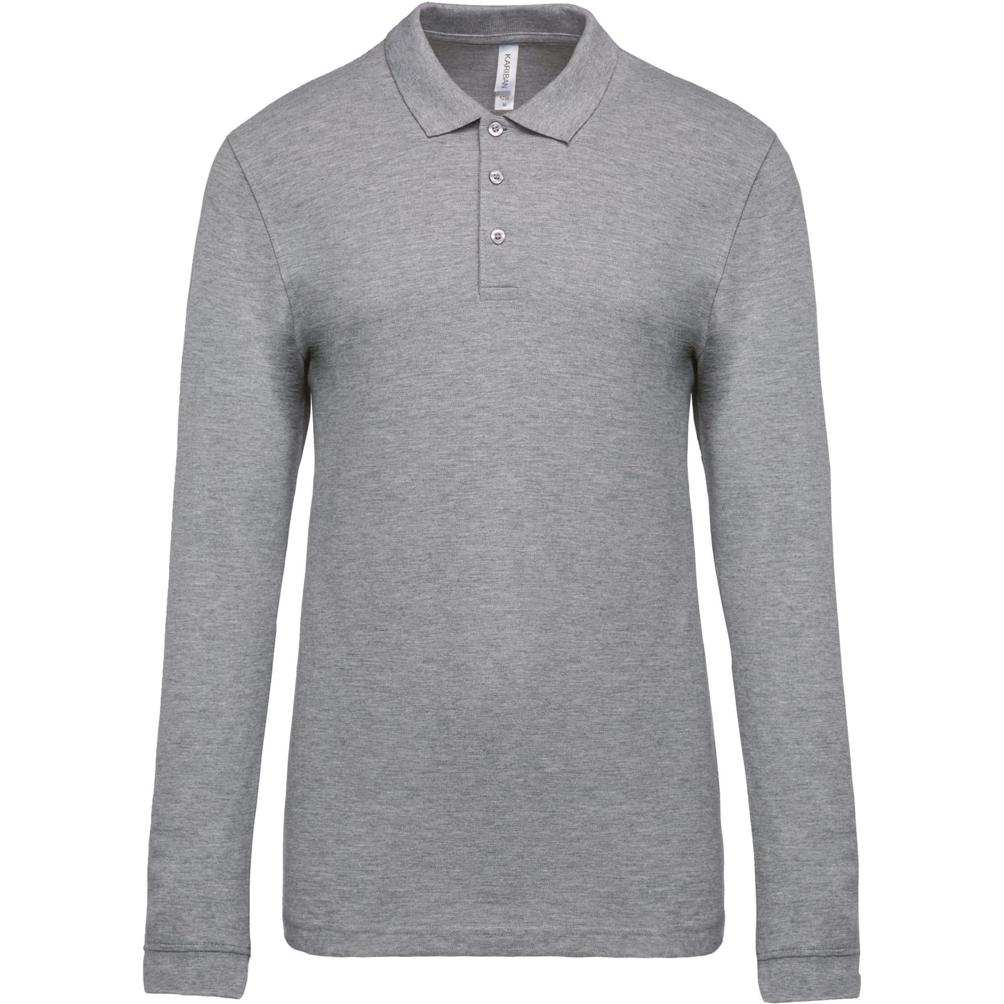 Miniature 19 pour Polo piqué manches longues homme