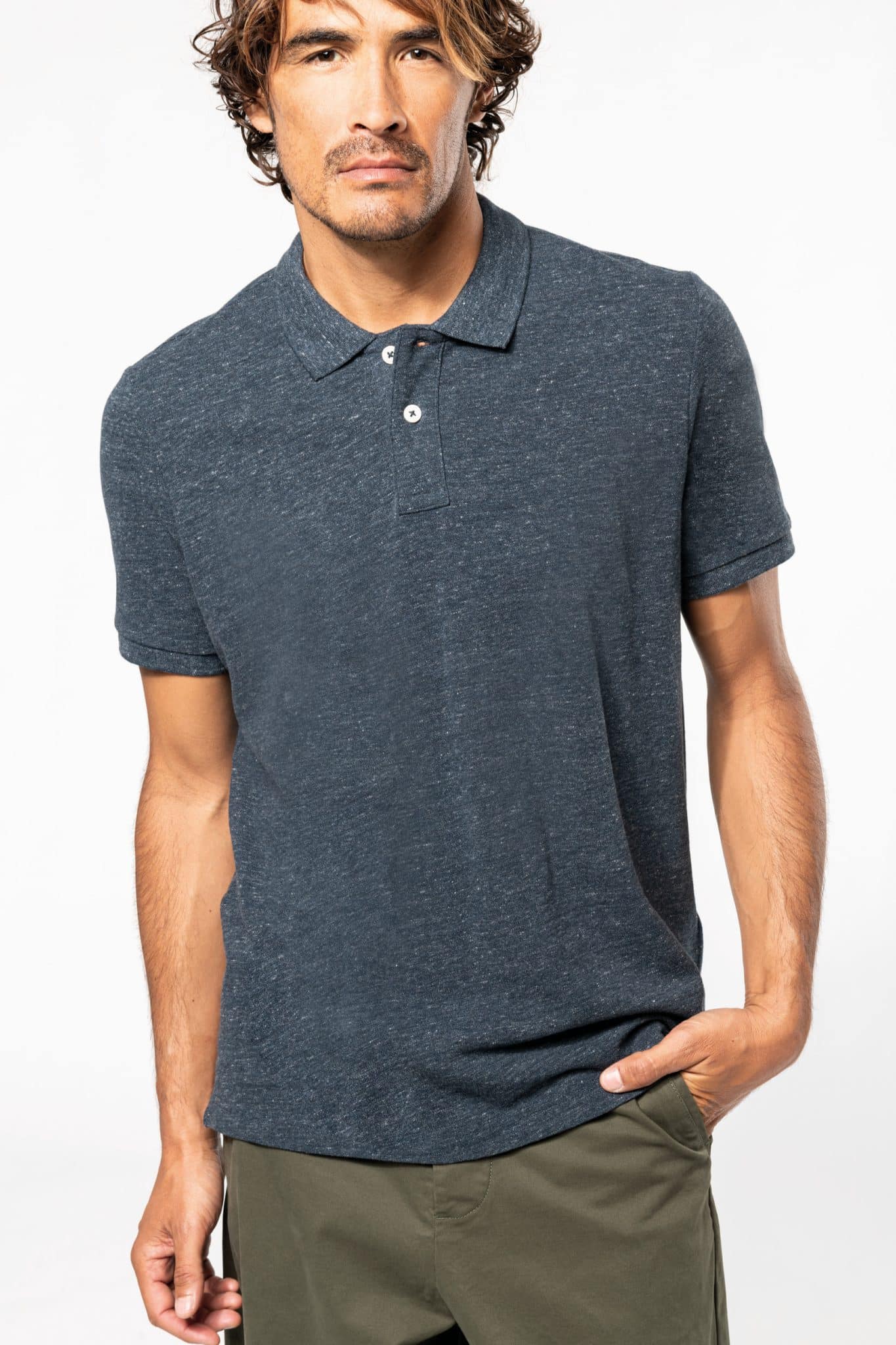 Miniature 3 pour Polo vintage manches courtes homme