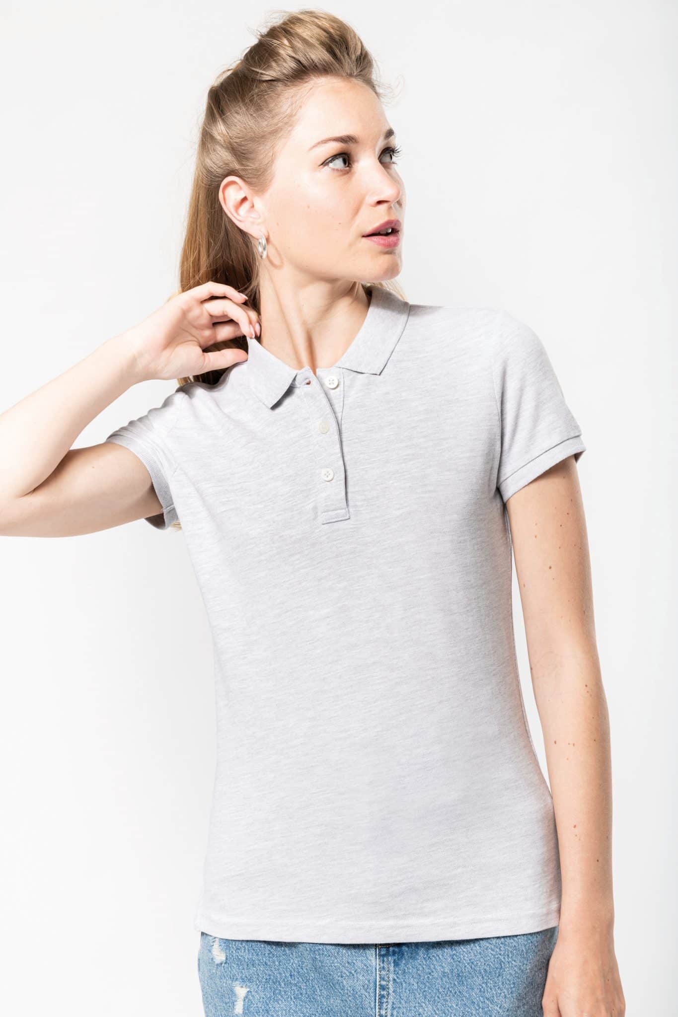 Miniature 1 pour Polo vintage manches courtes femme