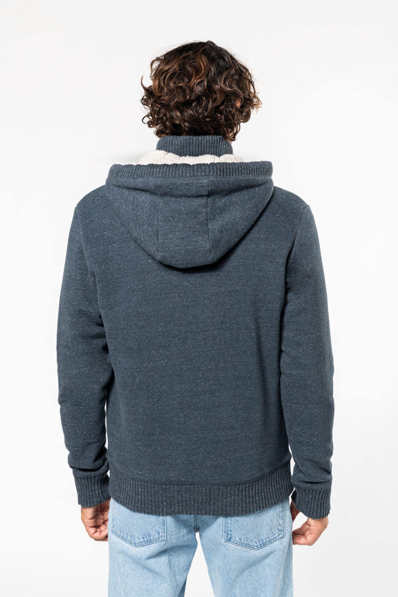 Miniature 2 pour Veste vintage molleton doublée sherpa homme