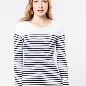 Visuel Marinière manches longues femme