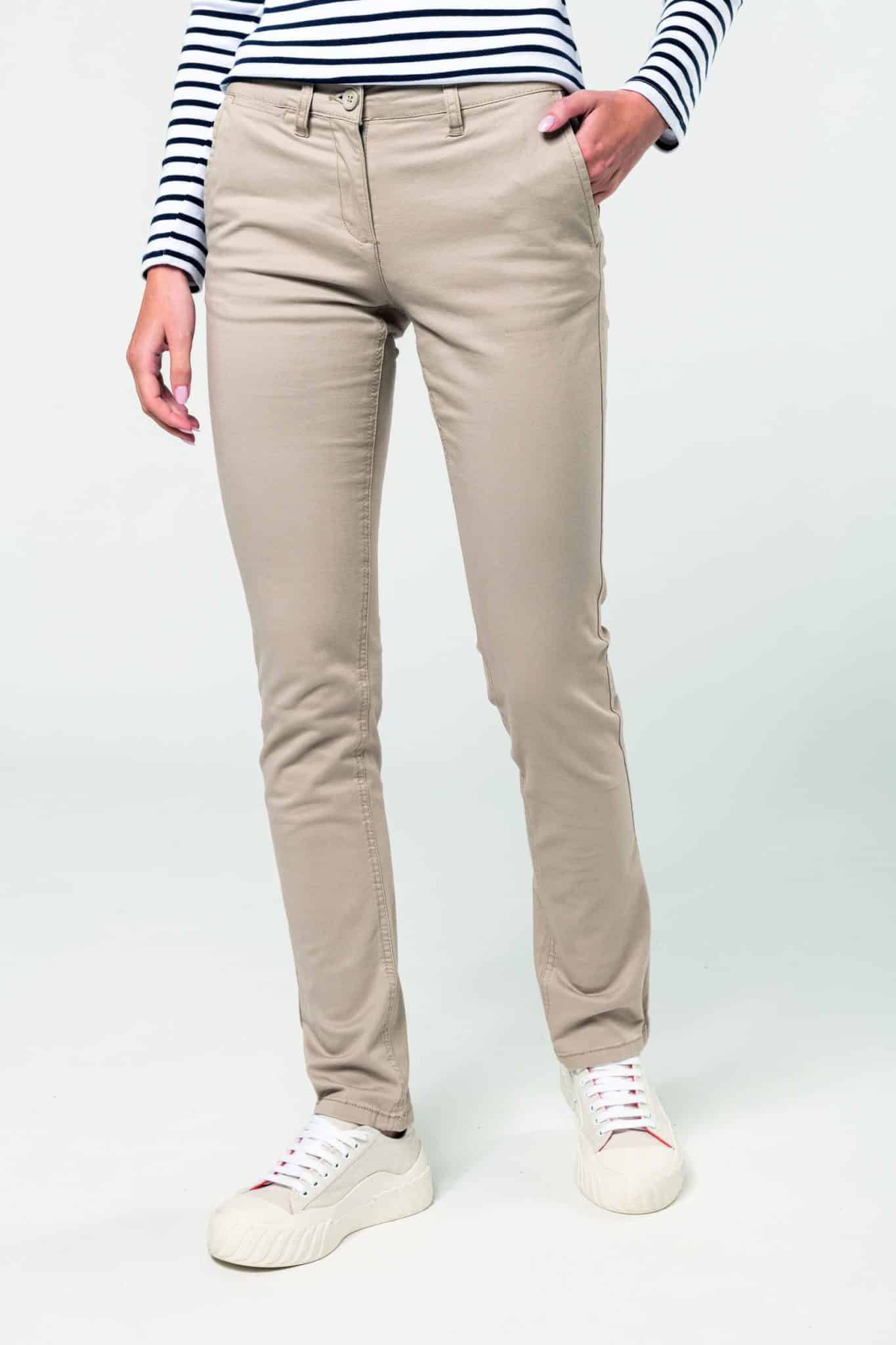 Miniature 1 pour Pantalon chino femme
