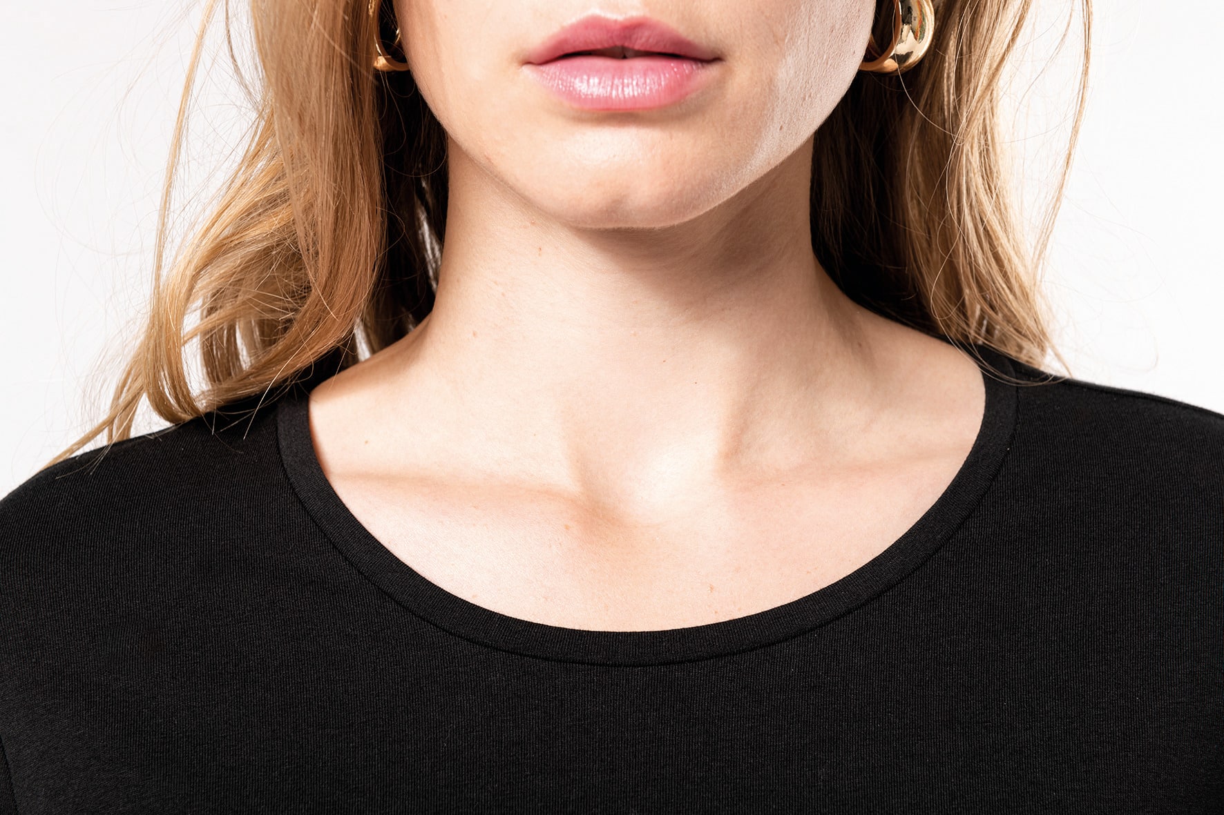 Miniature 7 pour T-shirt col rond manches longues femme