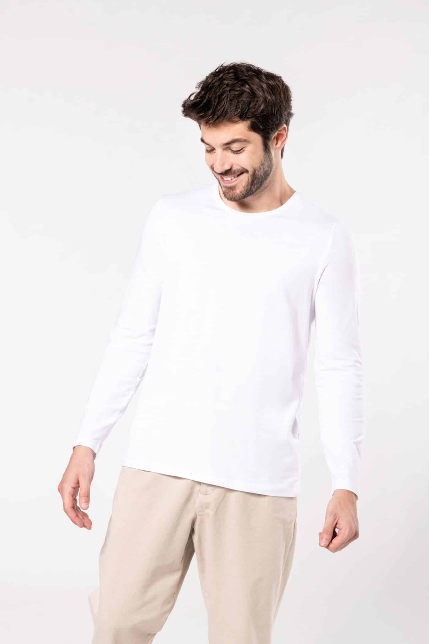 Miniature 3 pour T-shirt col rond manches longues homme