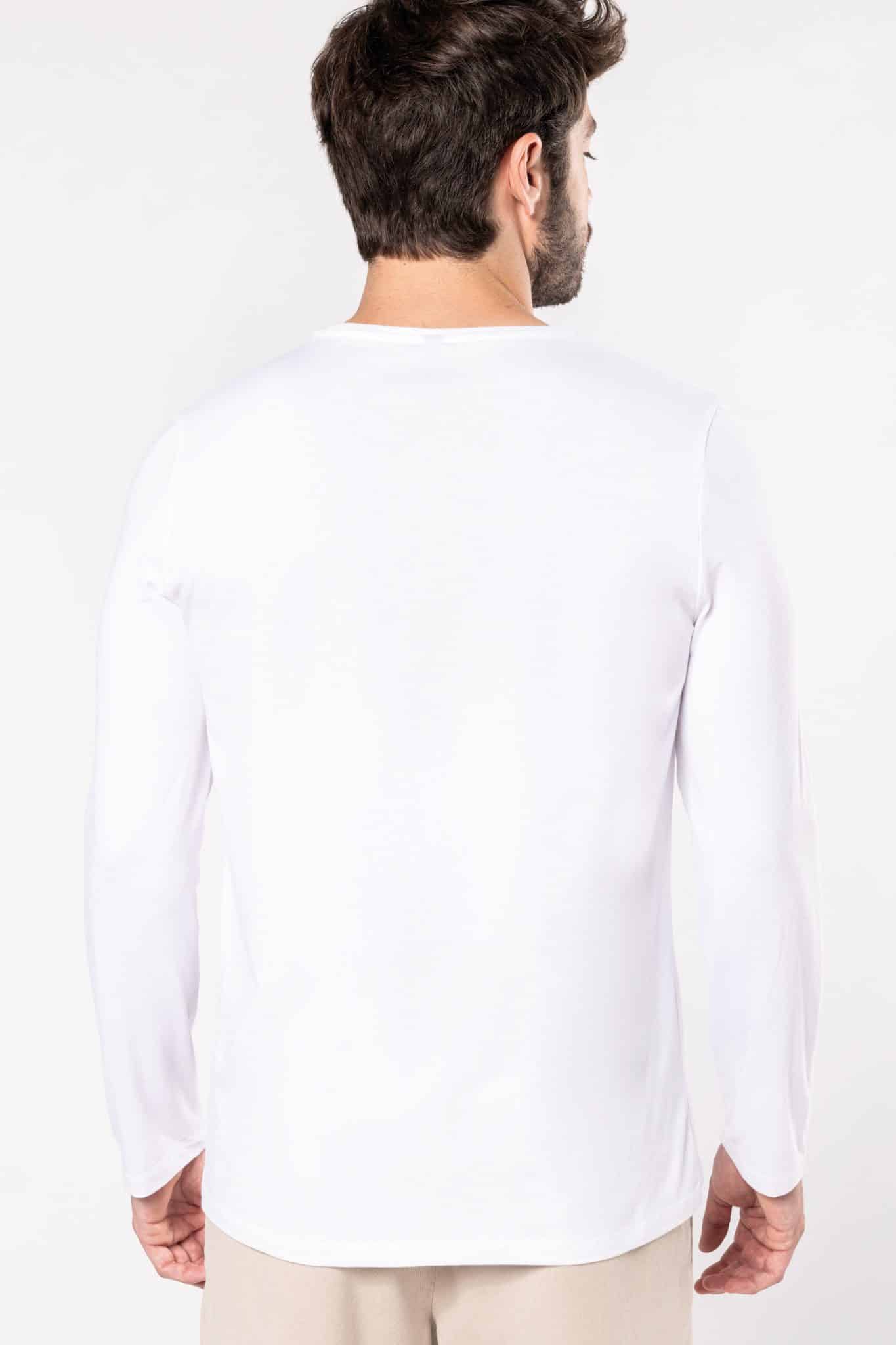 Miniature 2 pour T-shirt col rond manches longues homme