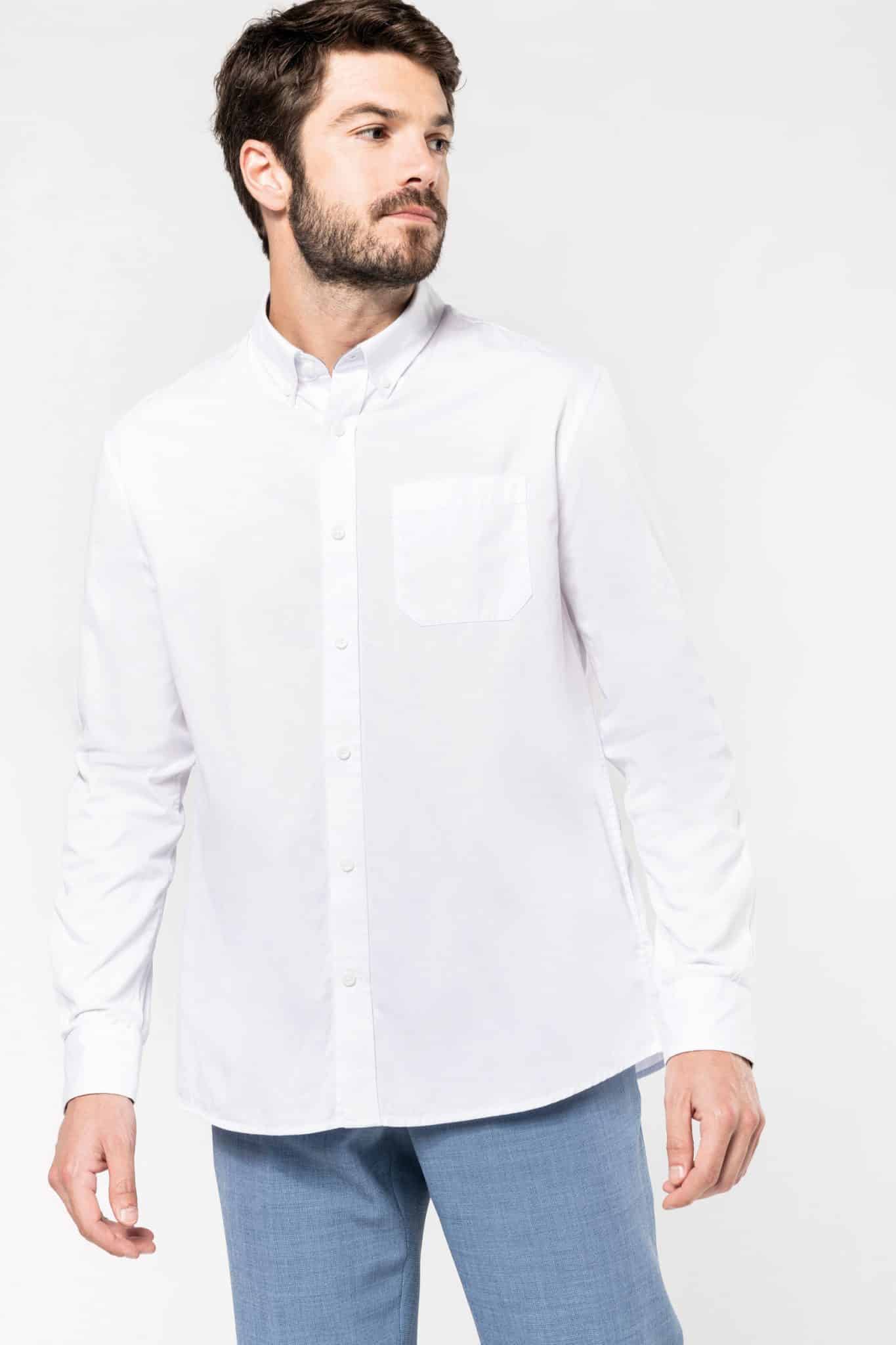 Miniature 3 pour Chemise coton manches longues Nevada homme