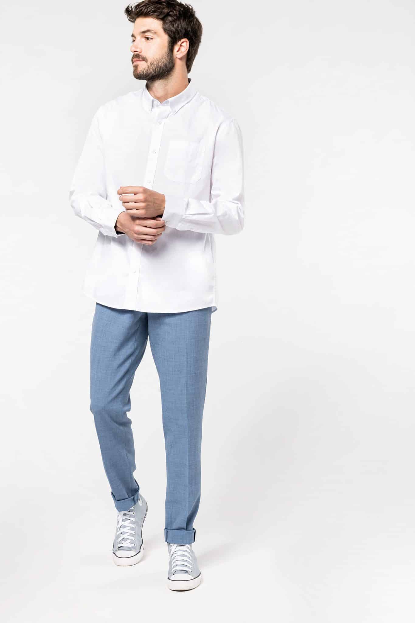 Miniature 4 pour Chemise coton manches longues Nevada homme