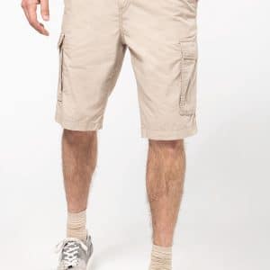 Visuel Bermuda léger multipoches homme