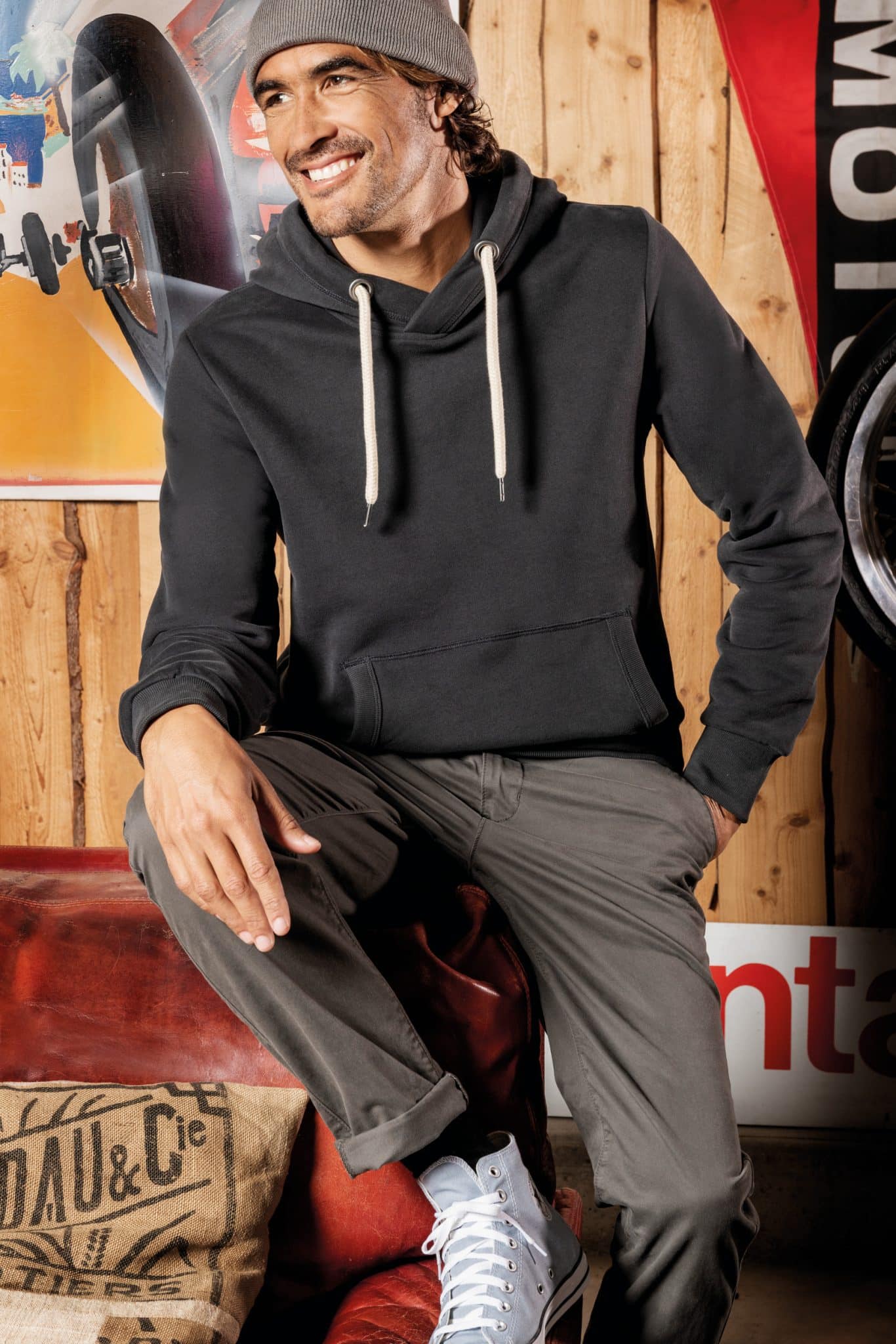 Miniature 5 pour Sweat-shirt capuche homme