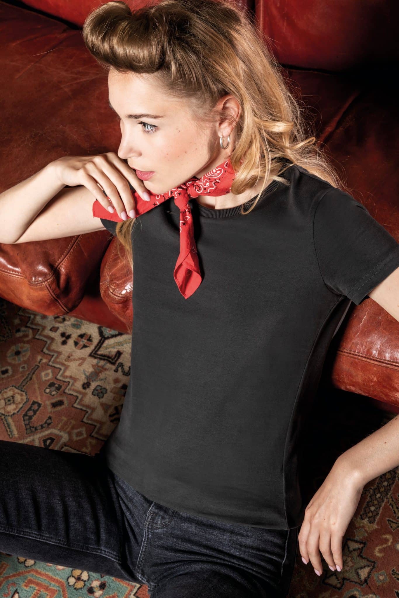 Miniature 7 pour T-shirt vintage manches courtes femme