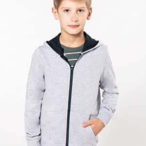 Visuel Sweat-shirt zippé capuche enfant