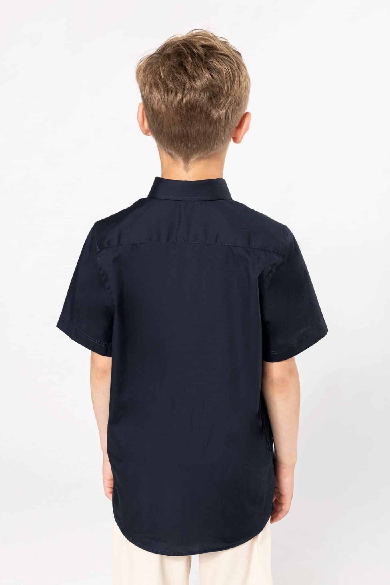 Miniature 2 pour Chemise popeline manches courtes enfant