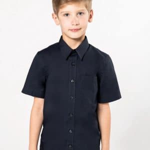 Visuel Chemise popeline manches courtes enfant