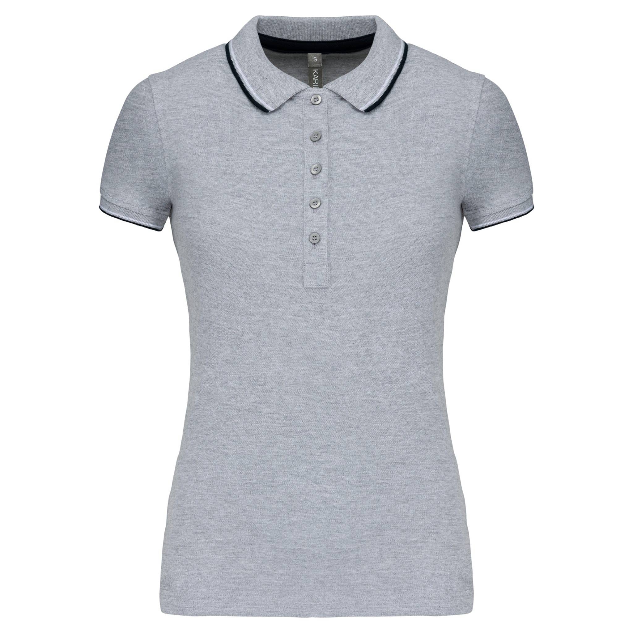 Miniature 24 pour Polo manches courtes femme